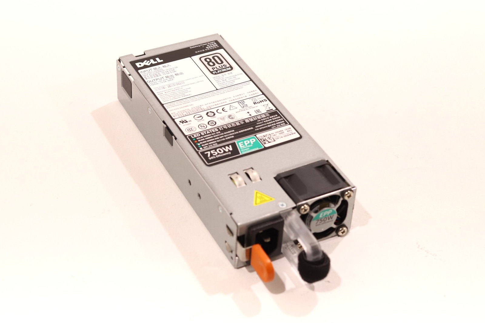 Dell E750E-S1 750W Redundant Power Supply For PowerEdge Dell P/N: 00XW8W Tested