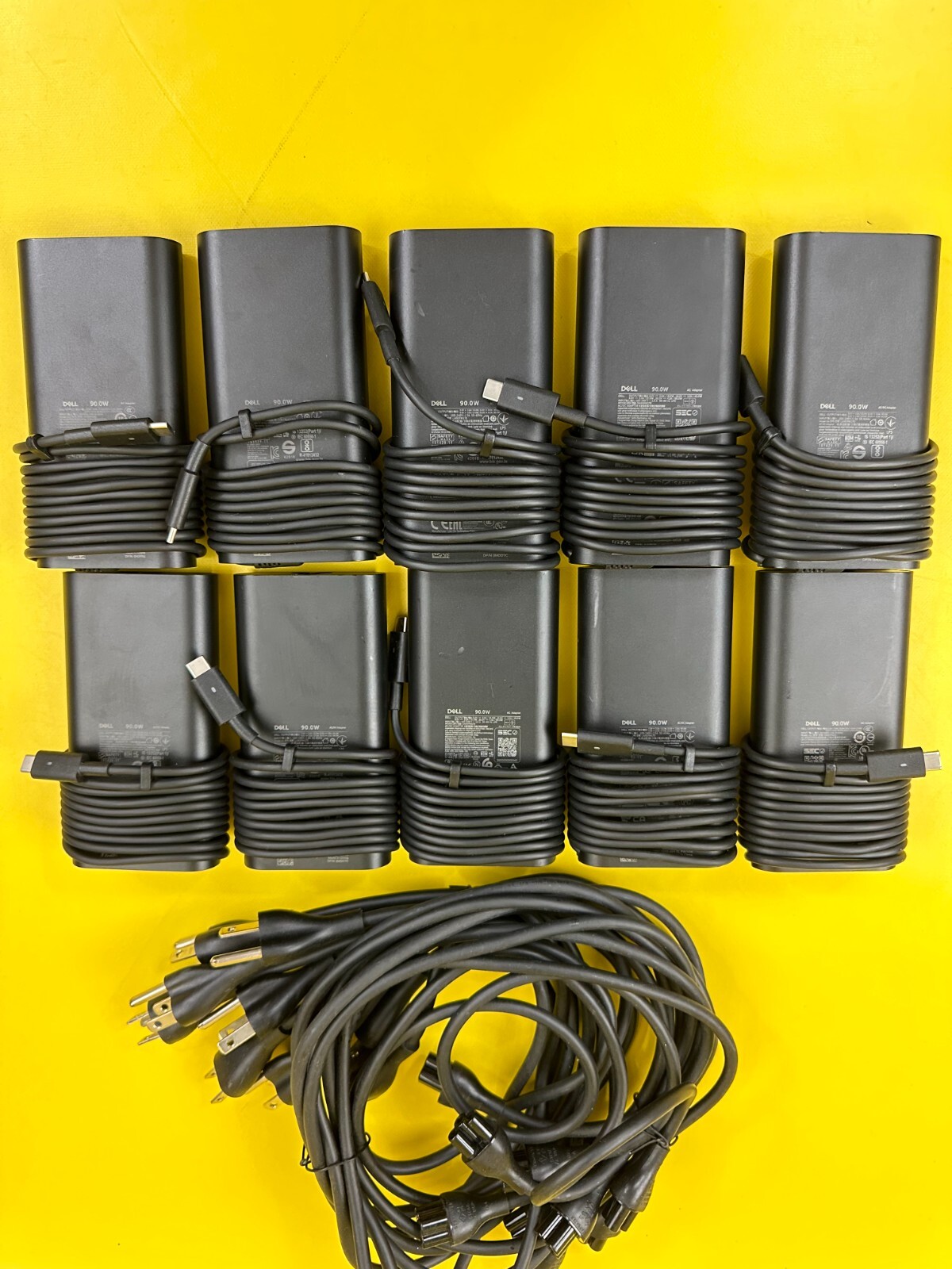 Lot 10x OEM Original Dell 90W Type-C DA90PM170 LA90PM170 Charger GaN Technology