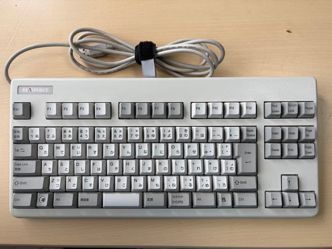 Topre REALFORCE 91U NG0100 Japanese Keyboard Tested Working White From Japan