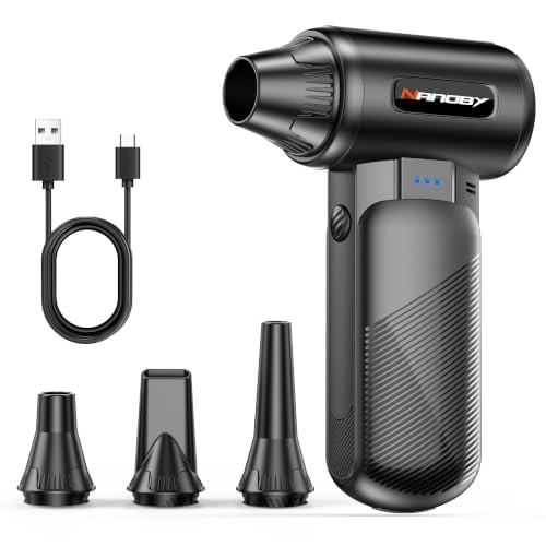 NANOBY X213 COMPRESSED AIR DUSTER 130000RPM 3-SPEED ADJUSTABLE - BLACK