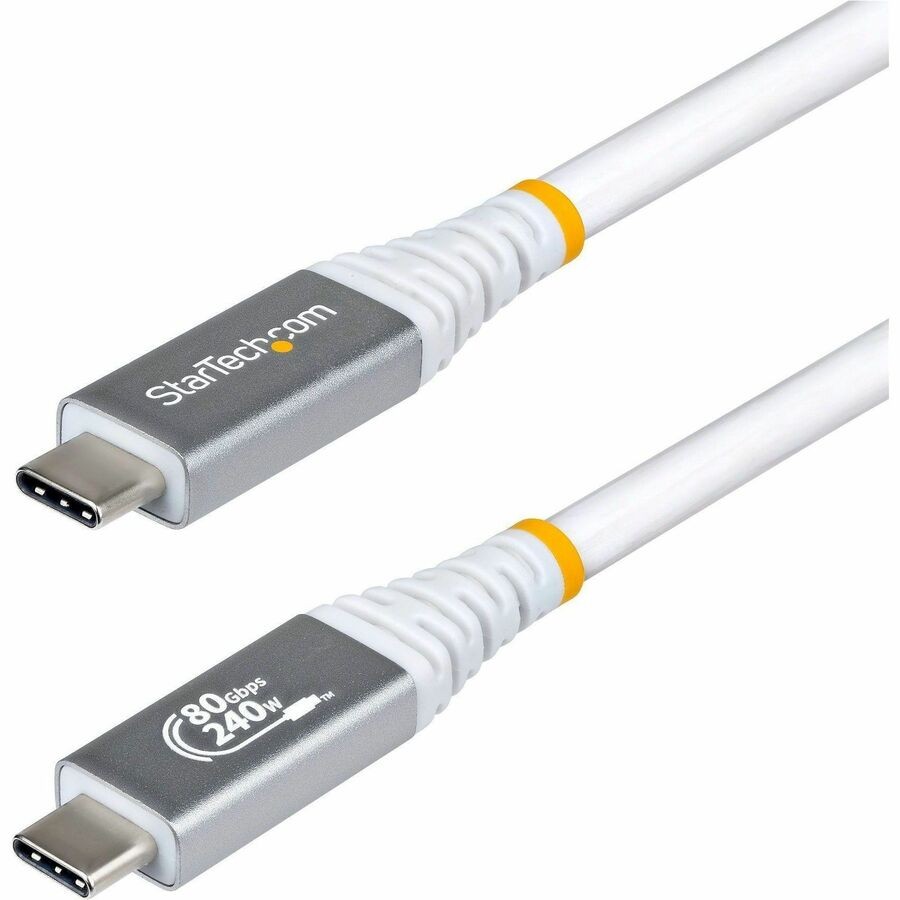StarTech 5ft 1.5m USB4 Cable 80Gbps USB-IF Certified USB-C Cable 240W 8K
