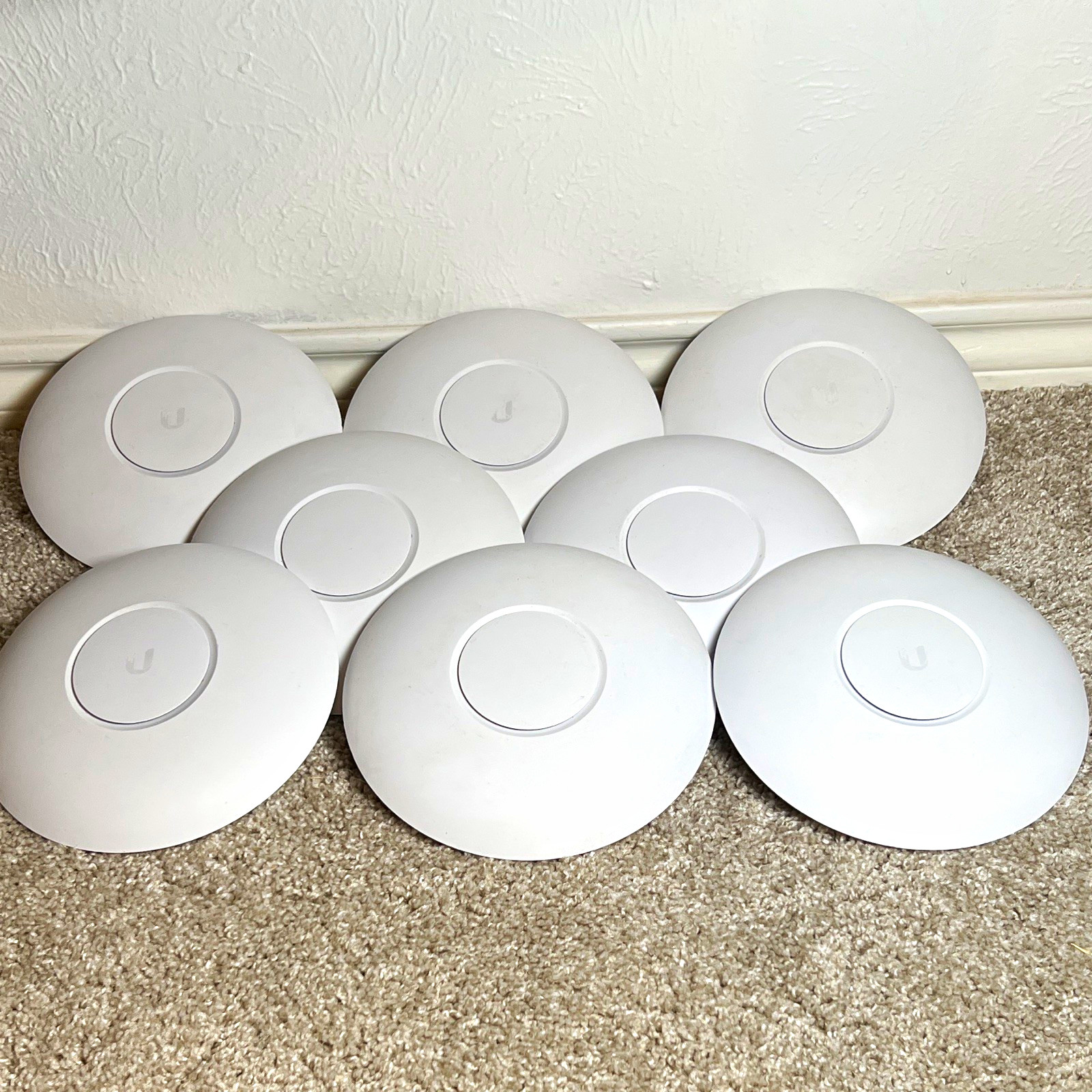 Ubiquiti UniFi AP AC Pro UAP-AC-PRO Dual-Band PoE 1300 Mbps White Lot of 8