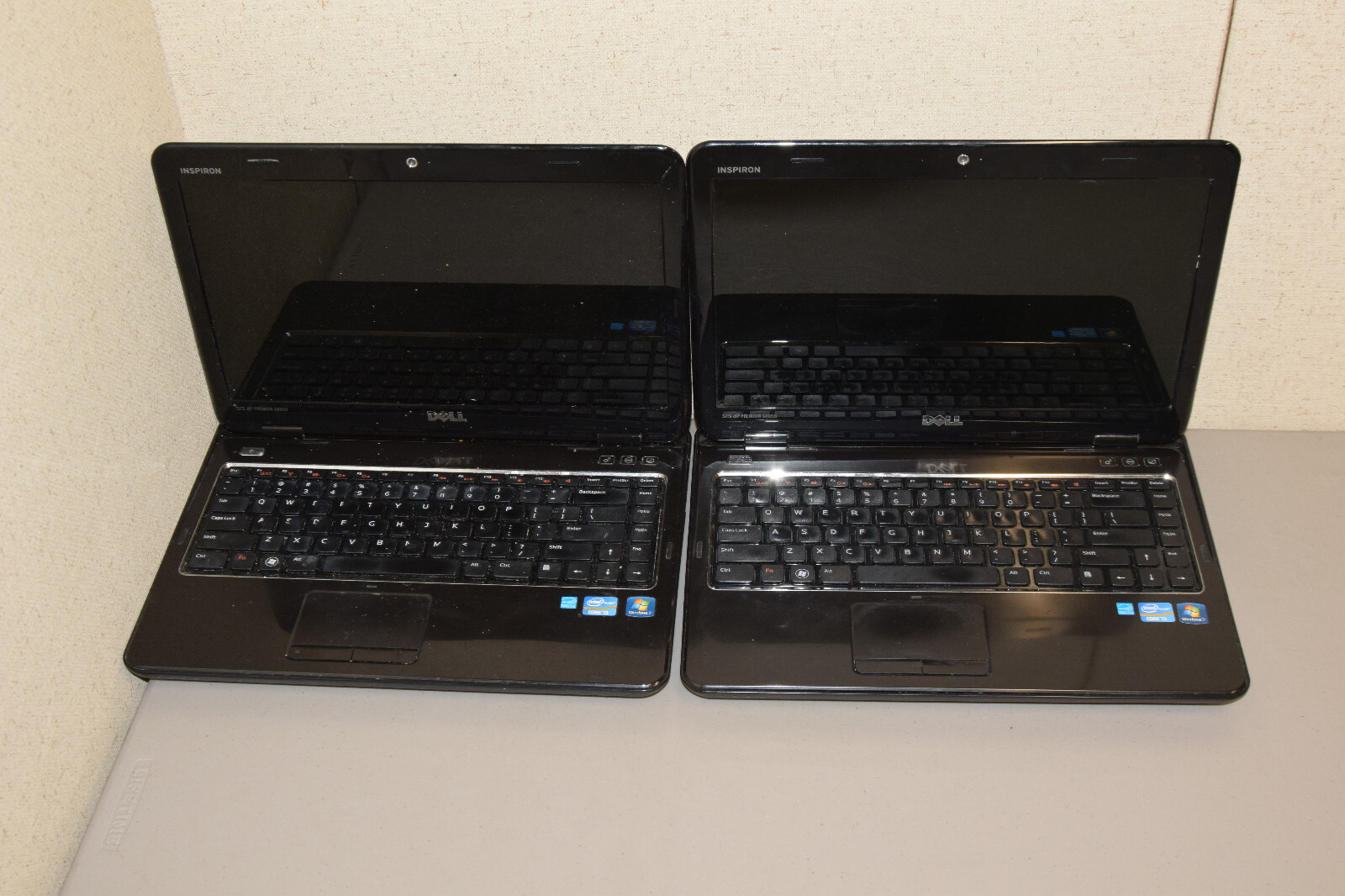 Lot 2 DEAD JUNK Dell Inspiron N4110 14" laptop Incomplete AS IS Parts Repair