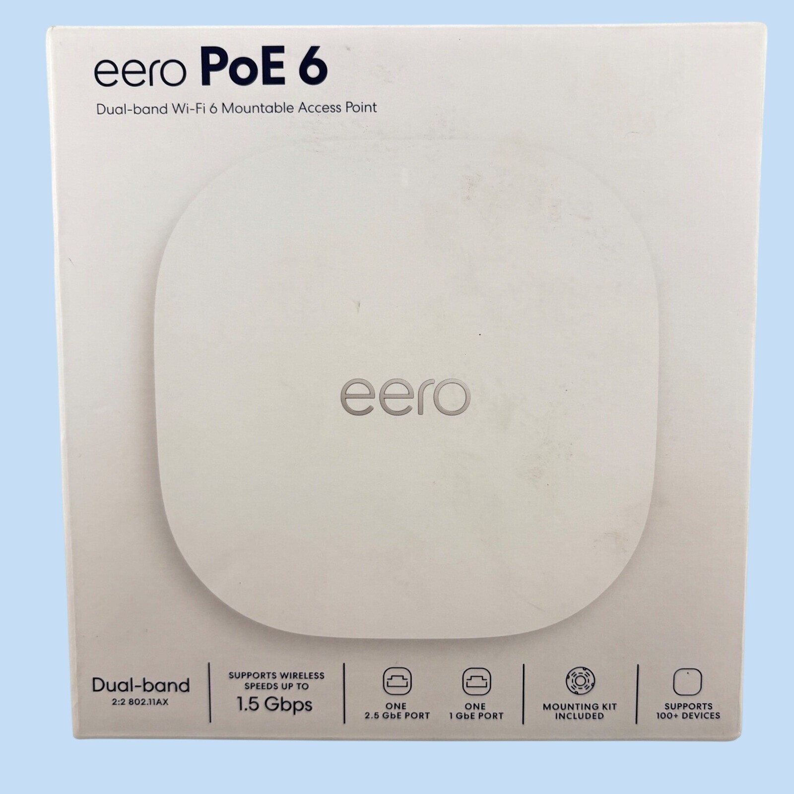 Amazon eero PoE 6 Dual-Band Wi-Fi 6 Mountable Access Point T010001  NEW, Sealed