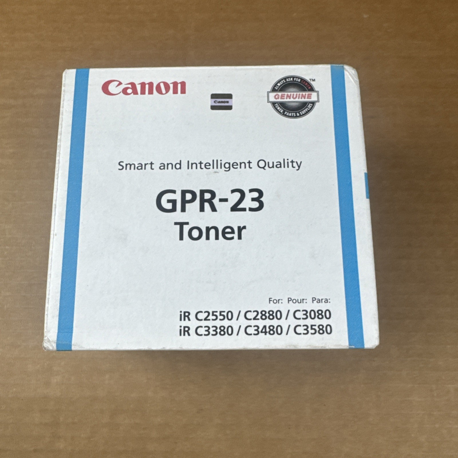 Genuine Canon GPR23 Cyan Toner Cartridge Sealed Box