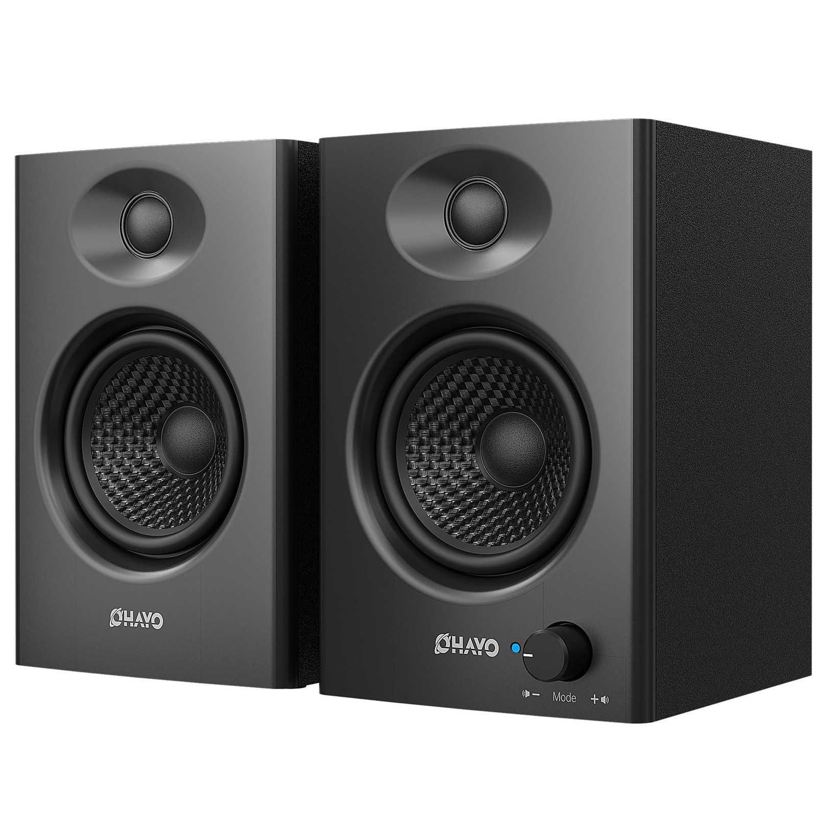 60W Computer Speakers, Bluetooth 5.3, Stereo 2.0, 1 Pair, Black