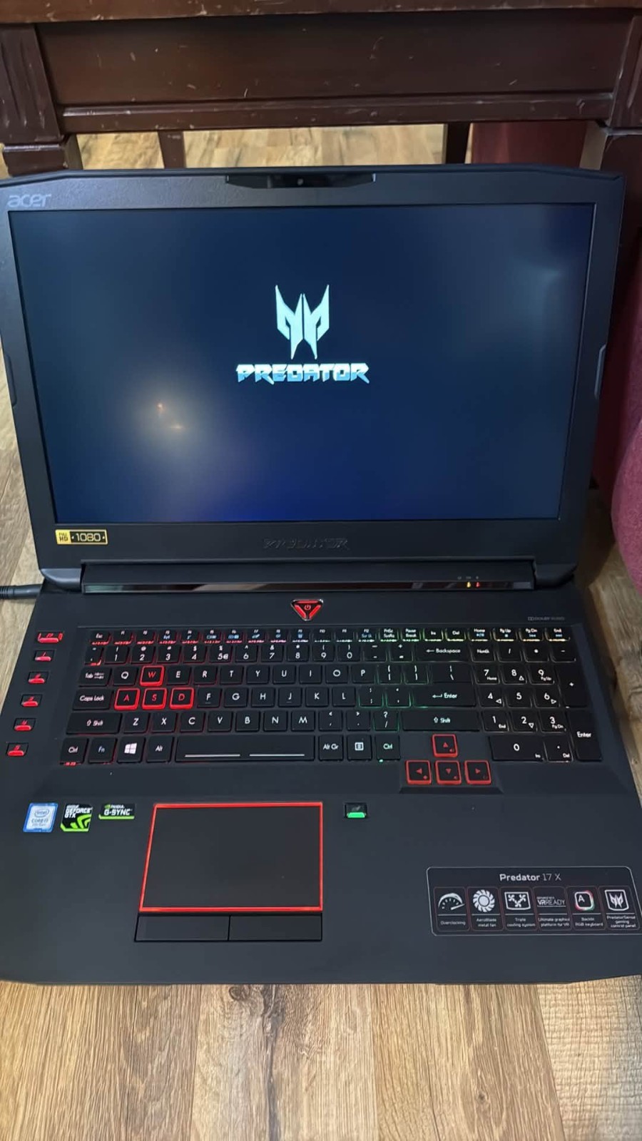 Acer Predator 17 X GX-792 i7 7th Gen GTX 1080 8GB Excellent Condition