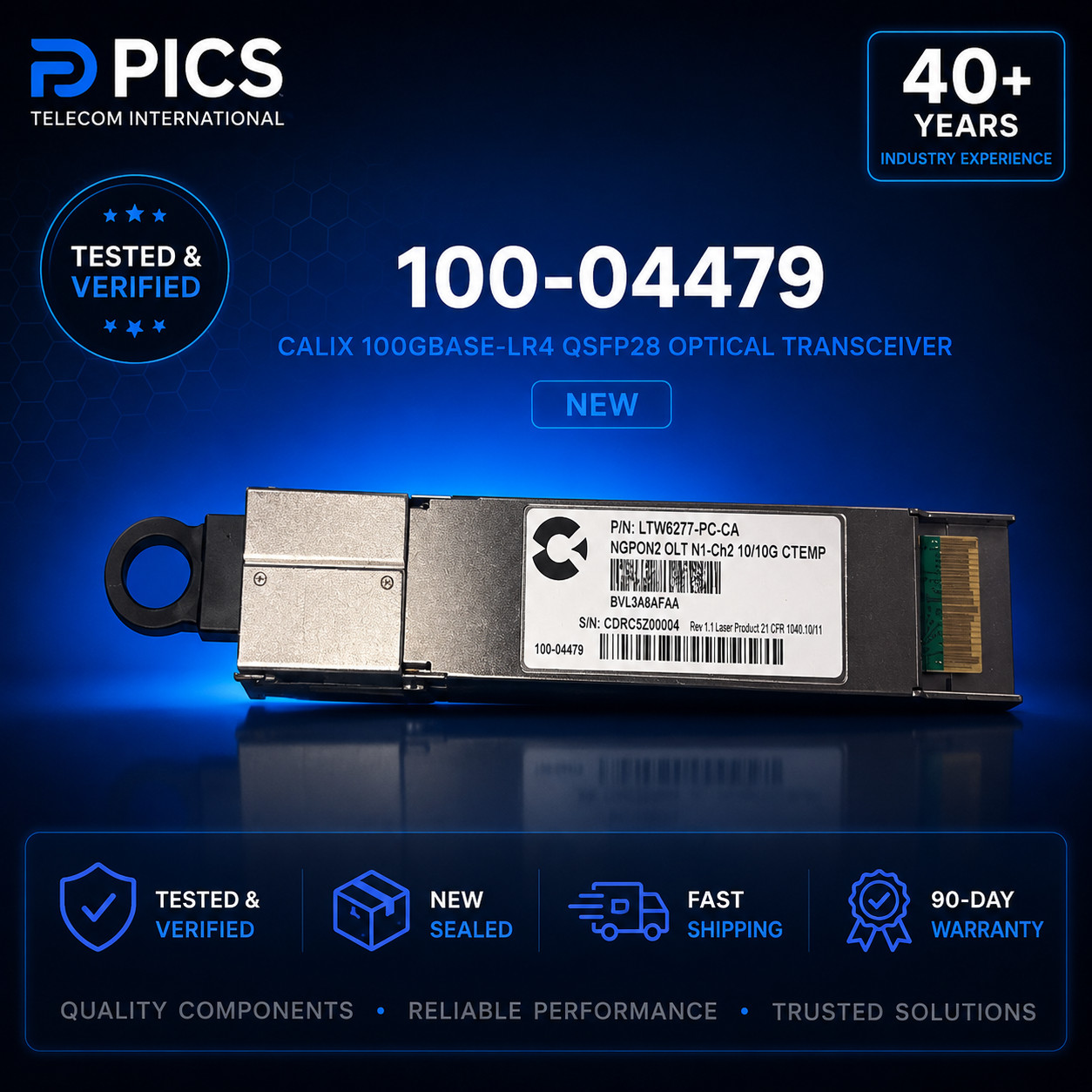 100-04479 CALIX C7 XFP TRANSCEIVER