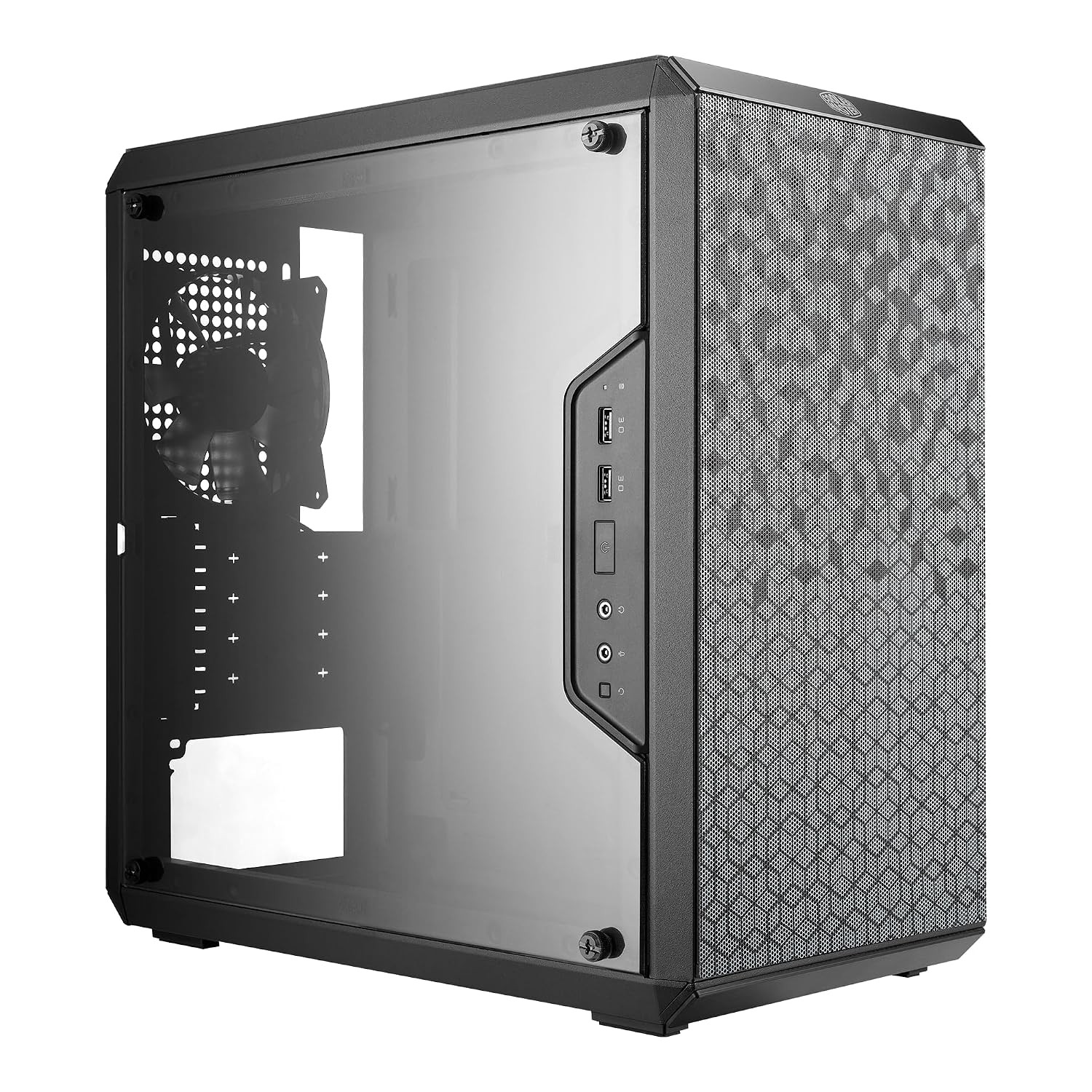 Cooler Master Q300L V1 Micro-ATX PC Case, High Airflow, Transparent Panel