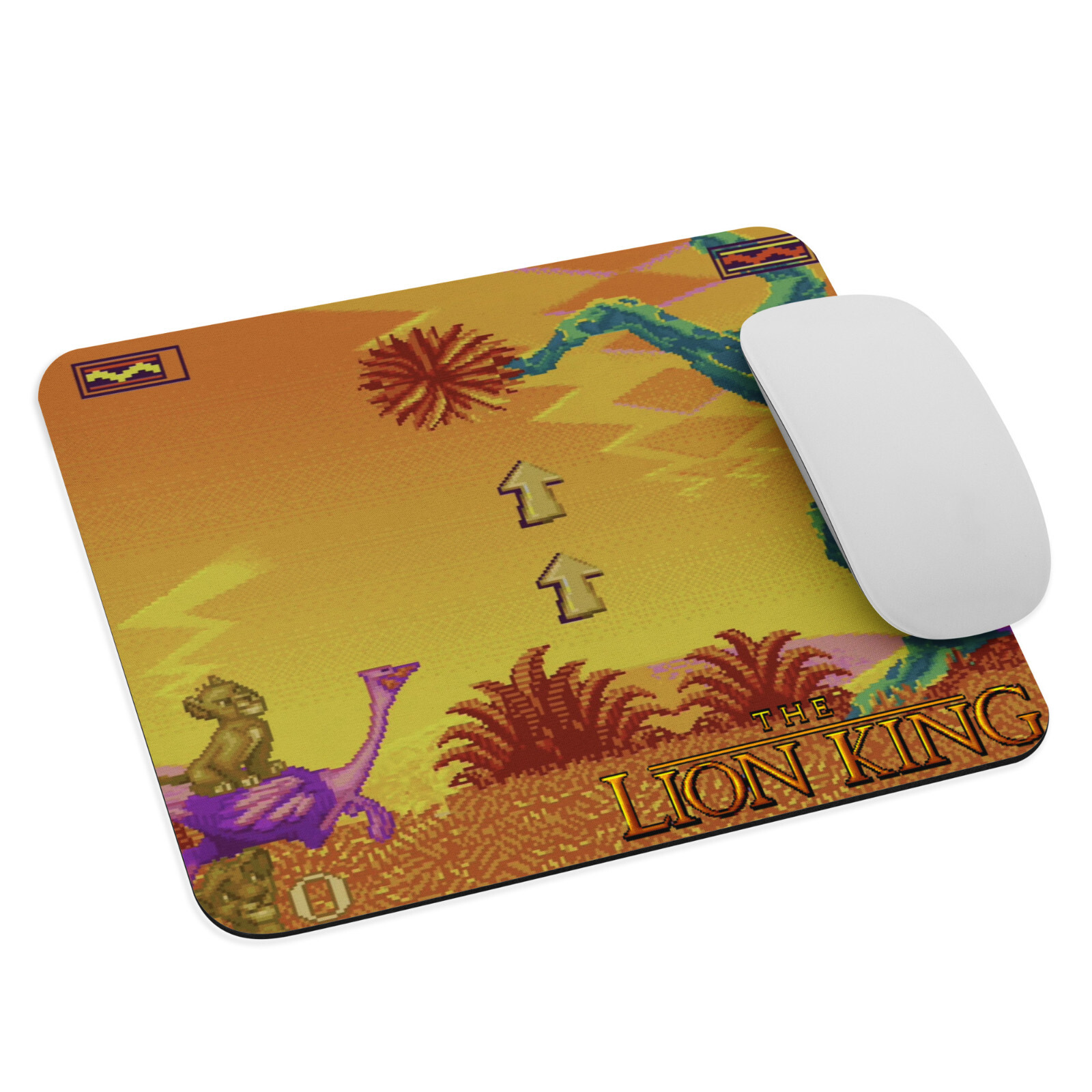 The Lion King Retro 90's 00's Game Mouse Pad Simba Video Game Disney