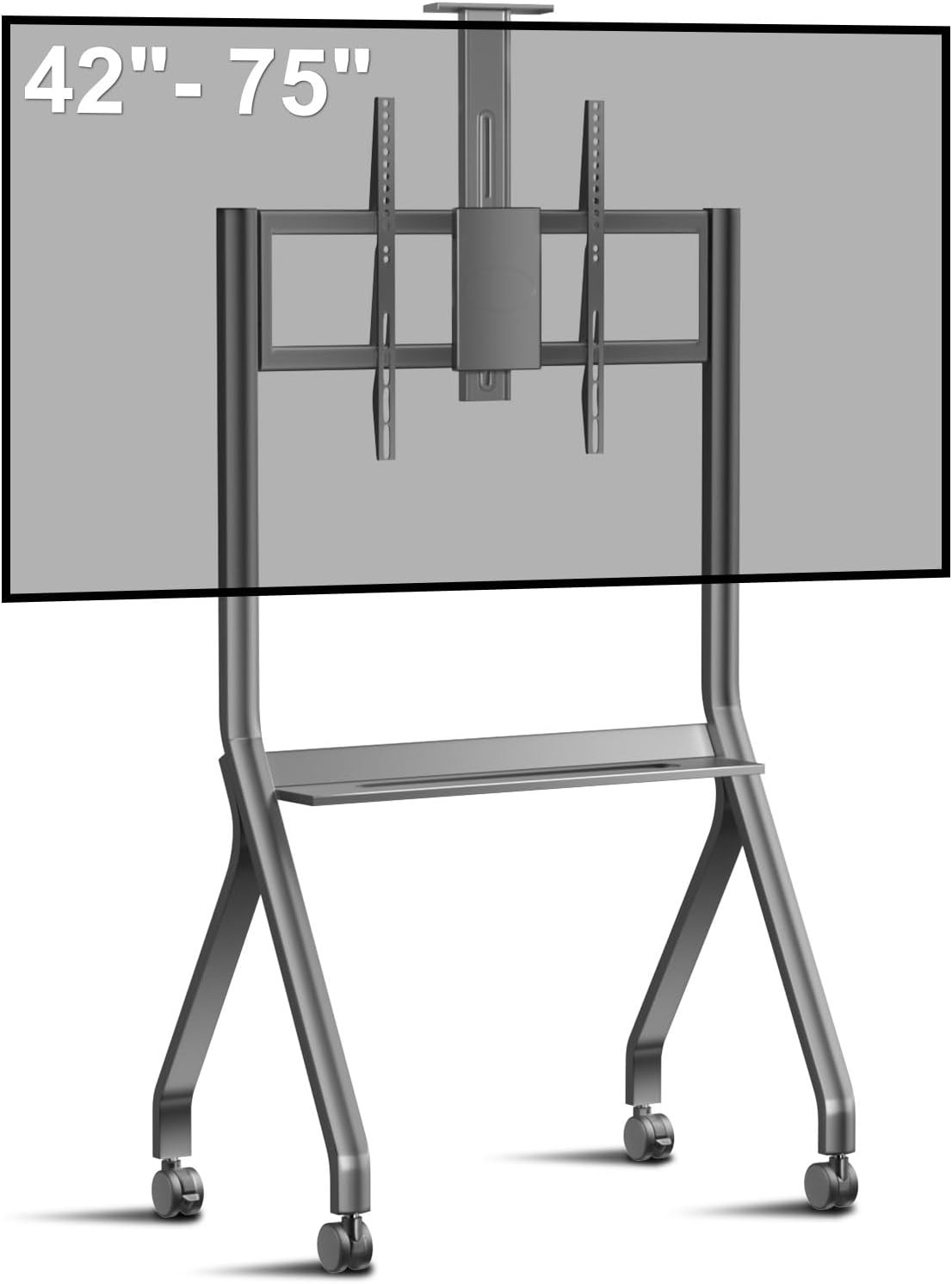 OmninexHub Smart Board Stand Camera Tray for 42"-75" Screens Mobile Adjustable