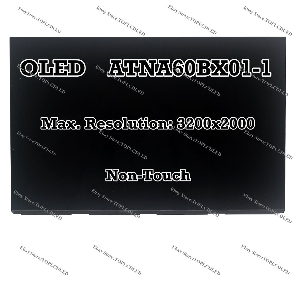 16.0" OLED ATNA60BX01-0 ATNA60BX01 3.2K LCD Display Screen Do Not Touch