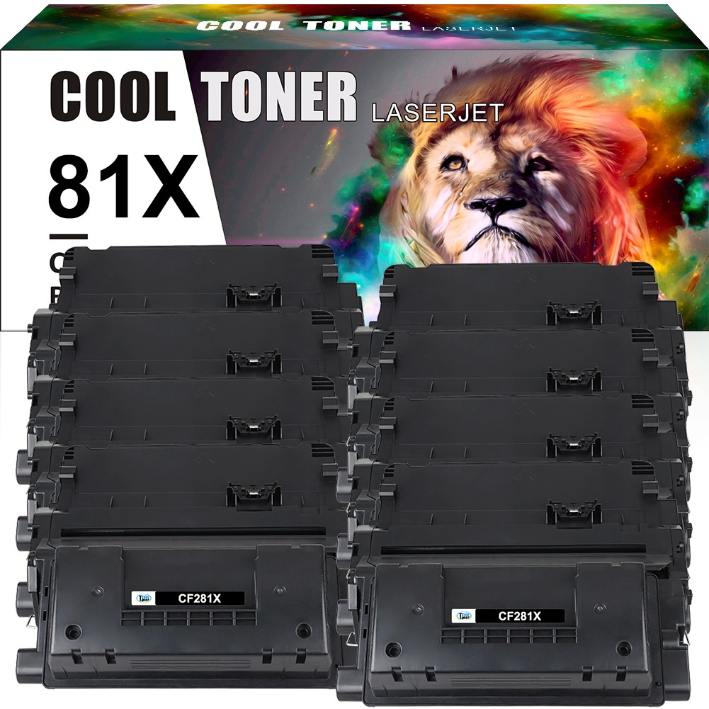 8PK Black CF281X Toner Fits for HP LaserJet MFP M630f M630h M630z M630dn Printer