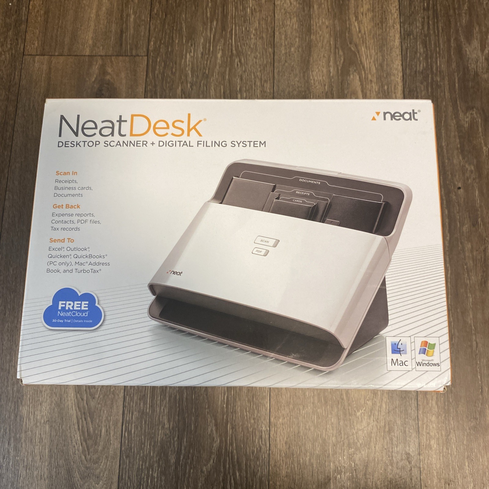 The Neat Company NeatDesk Desktop Scanner and Digital Filing System Home Office