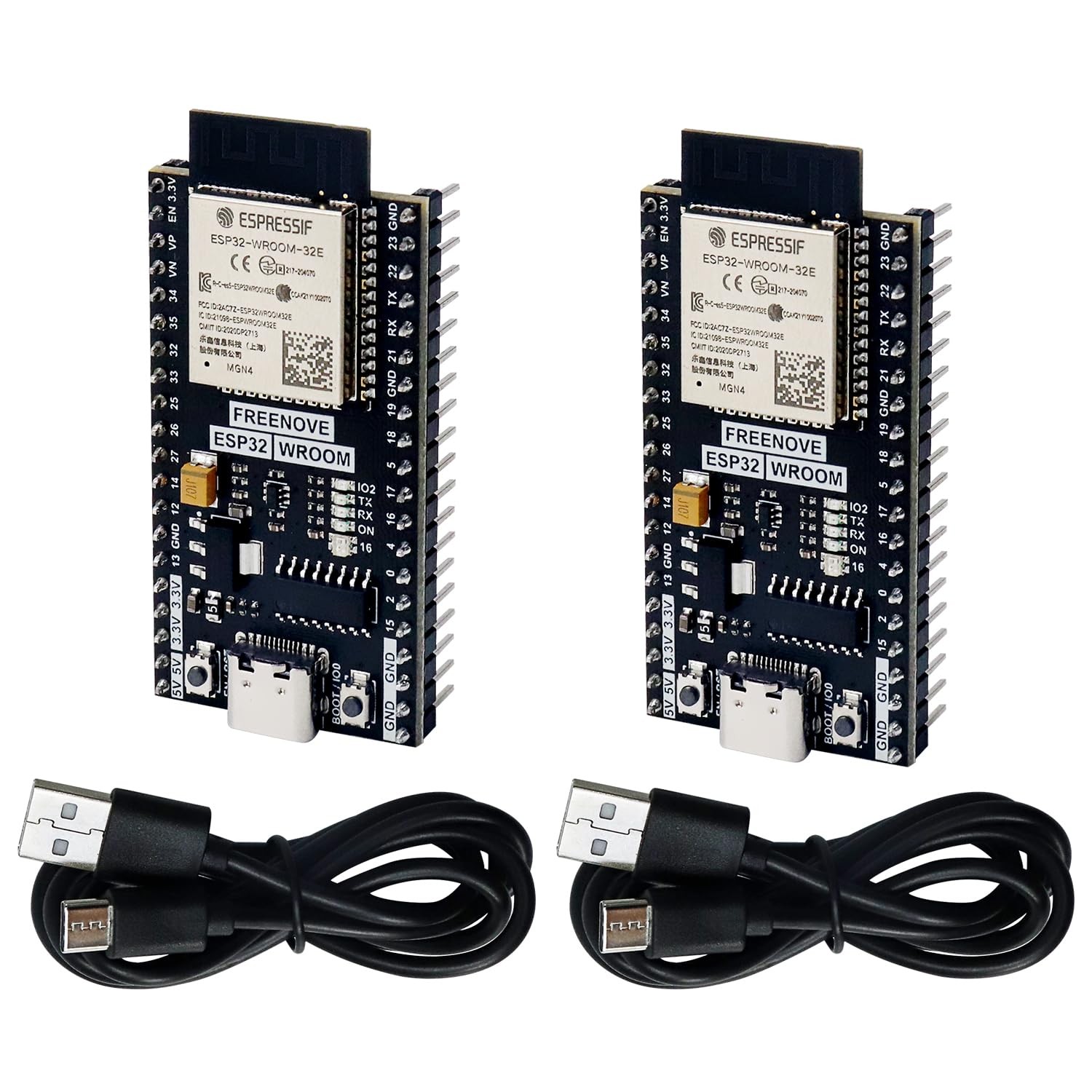 ESP32 Dev Board Kit DualCore 32Bit 240 MHz Microcontroller WiFi BT 2 PCS