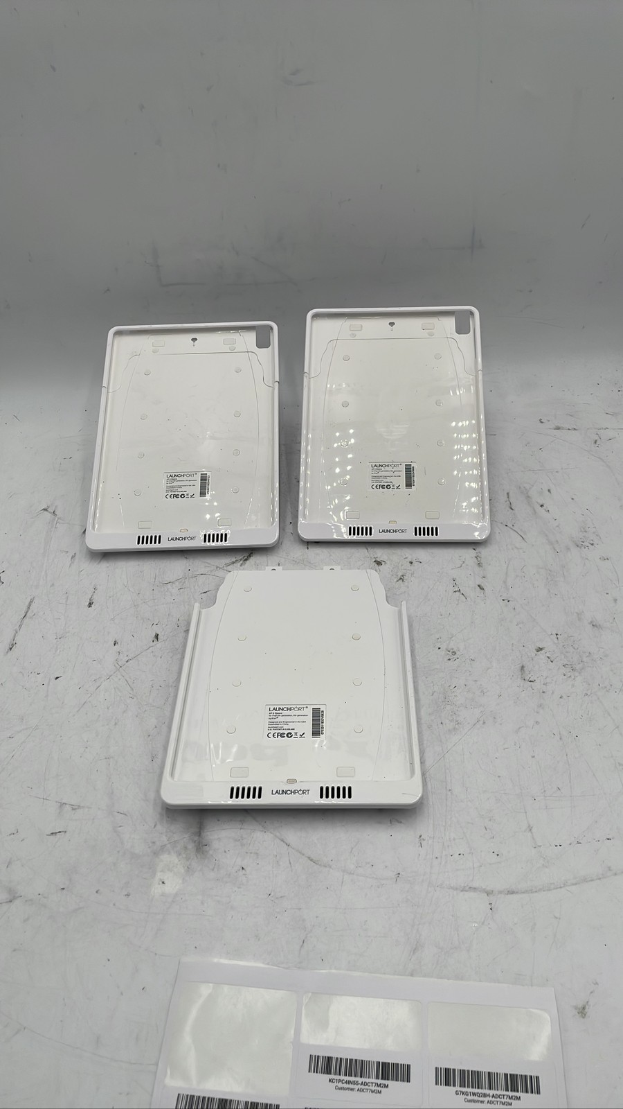 iPort LaunchPort AP.5 Sleeve iPad 5th 6th Gen Charging White Lot of 3 FOR PARTS