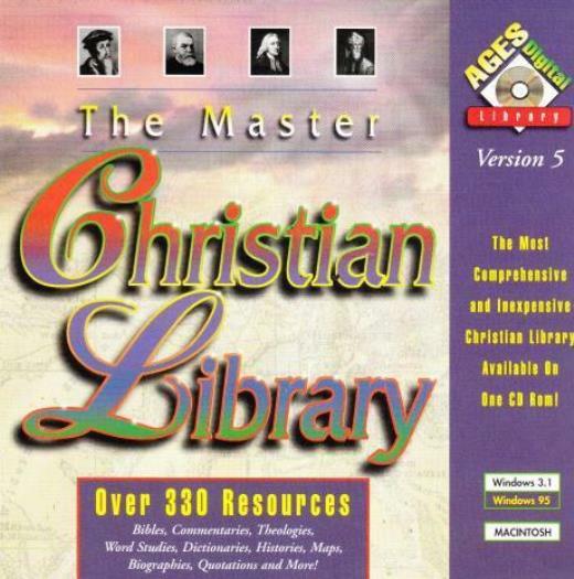 The Master Christian Library 5 w/ Manual PC MAC CD 330+ resources Bible study