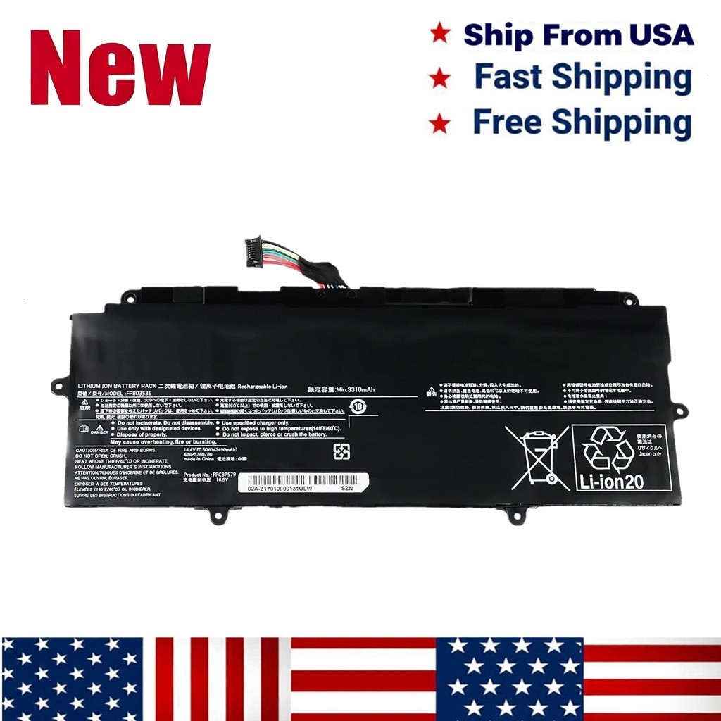 50Wh FPB0353S FPCBP579 Battery for Fujitsu Laptop Batterie CP785912-01