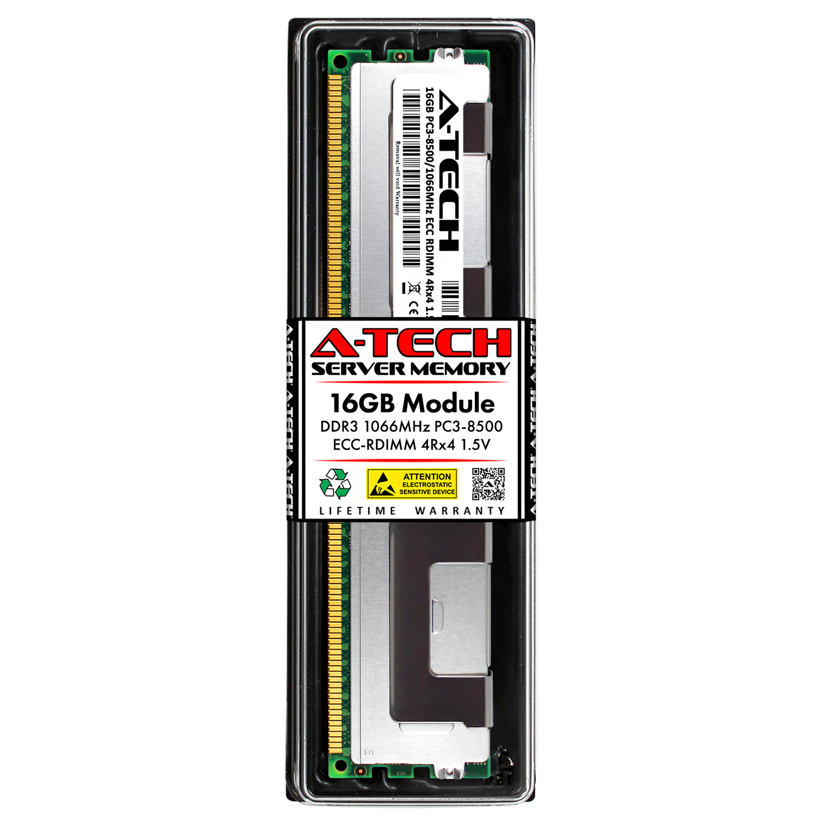 16GB DDR3 1066MHz PC3-8500 RDIMM Replacement for Dell A3105344 Server Memory RAM