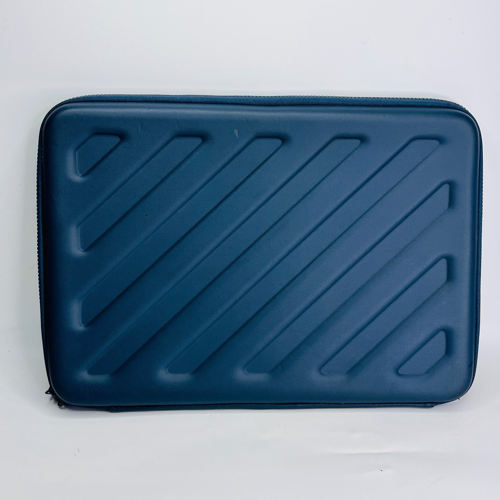 SwissTech Hard Shell EVA Laptop Sleeve Case 13-14 inch Blue Zip Padded