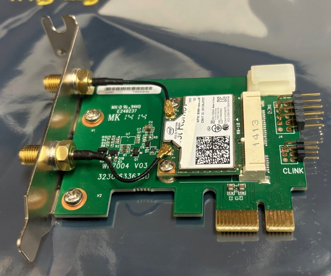 Intel® Dual Band Wireless-N 7260 + HP WLAN Wireless PCIe Card WN7004 716869-001