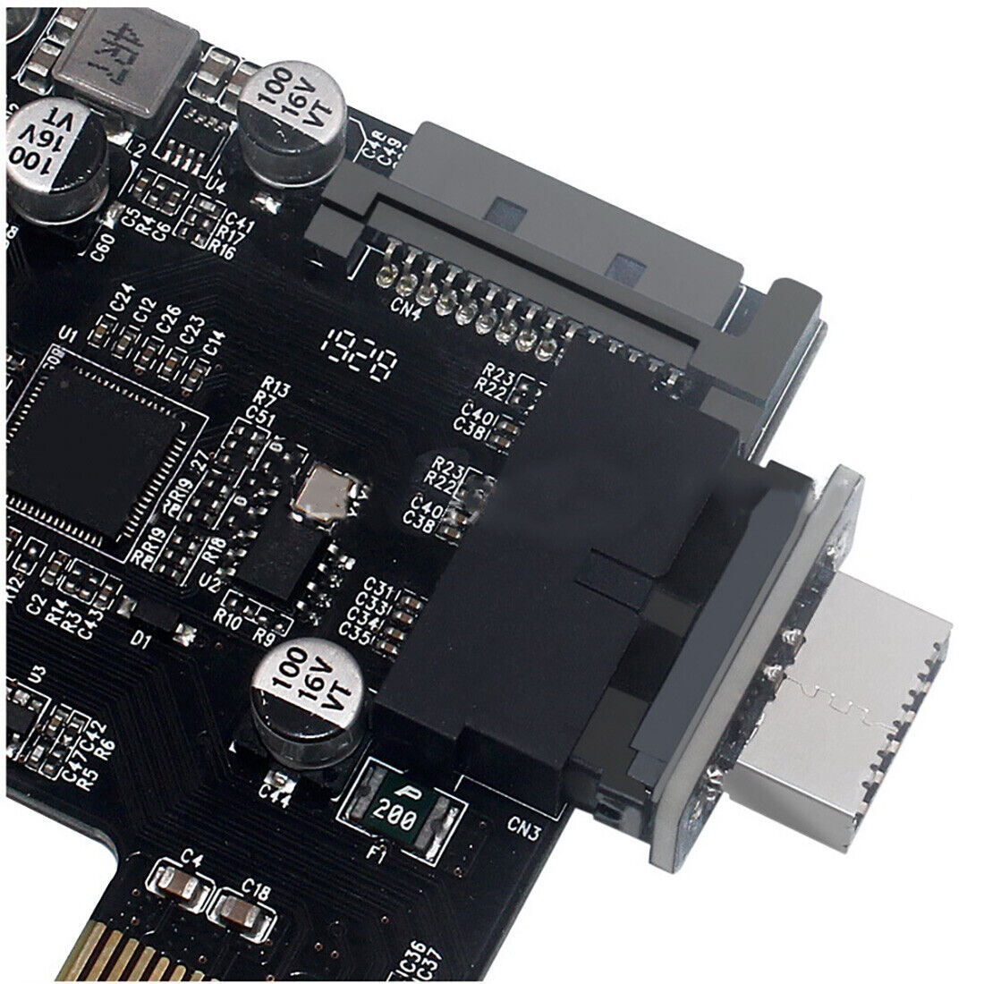 XT-XINTE USB3.0 Internal Header to USB 3.1/3.2 Type C Front Type E Adapter 20pin