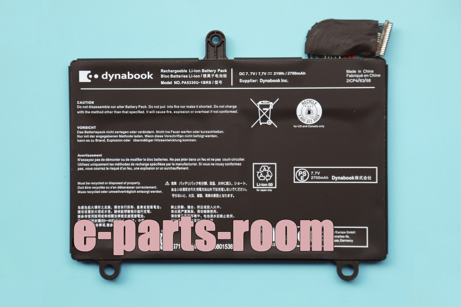 New Genuine PA5330U-1BRS OEM Laptop Battery for Toshiba Dynabook G83 GZ83 Series