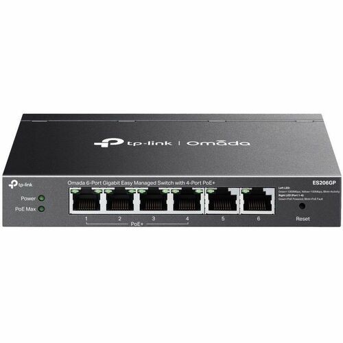 Omada Omada 6-Port Gigabit Easy Managed Switch with 4-Port PoE+