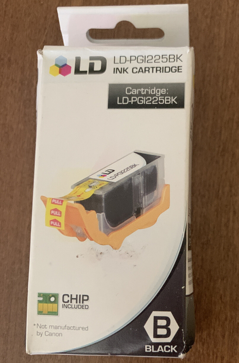 LD 4530B001AA PGI225BK PGI225 Black Ink Cartridge Canon Printer  1/19