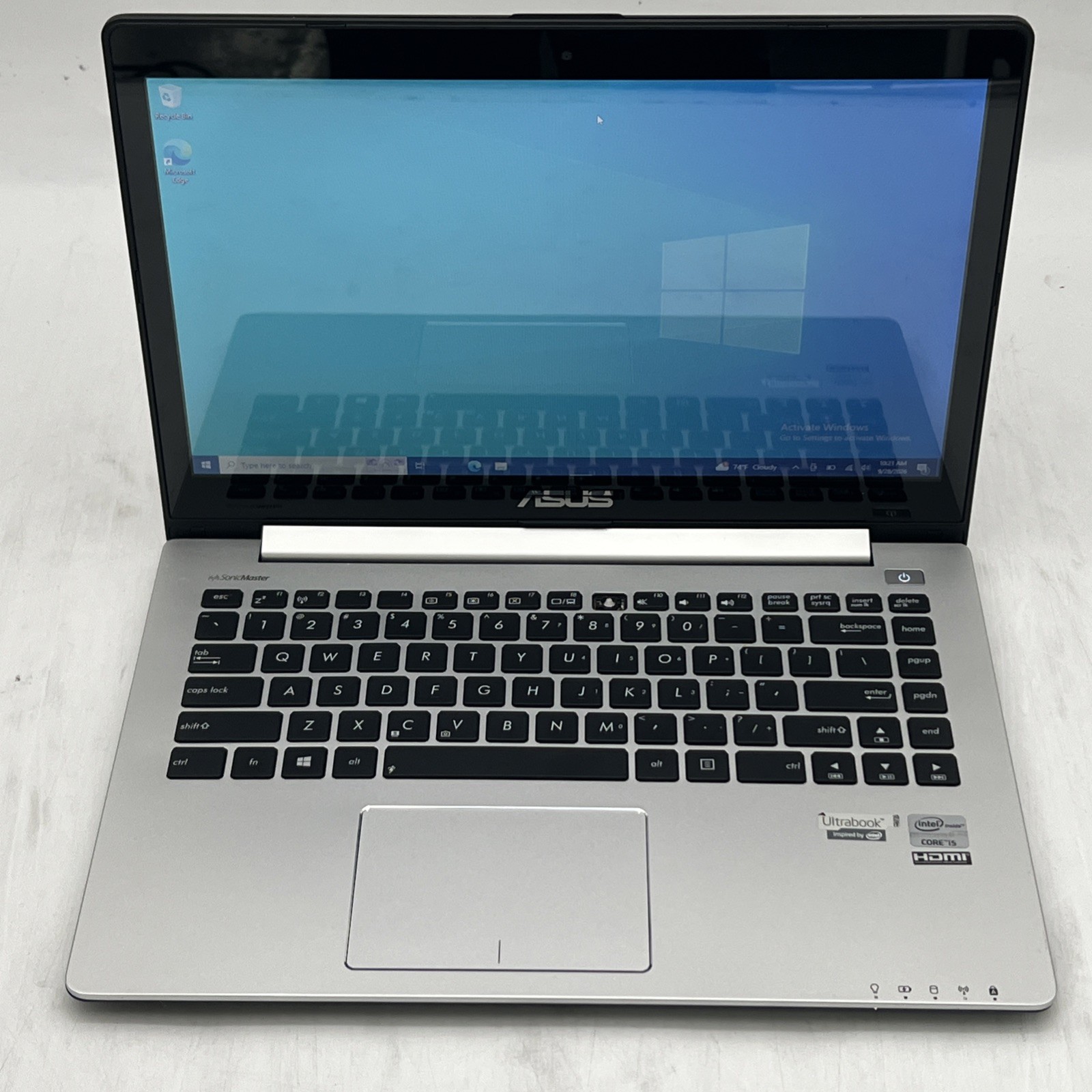 Asus Vivobook S400CA Laptop 14" Touch i5 3317U 1.7GHz 4GB RAM 24GB SSD Win10P