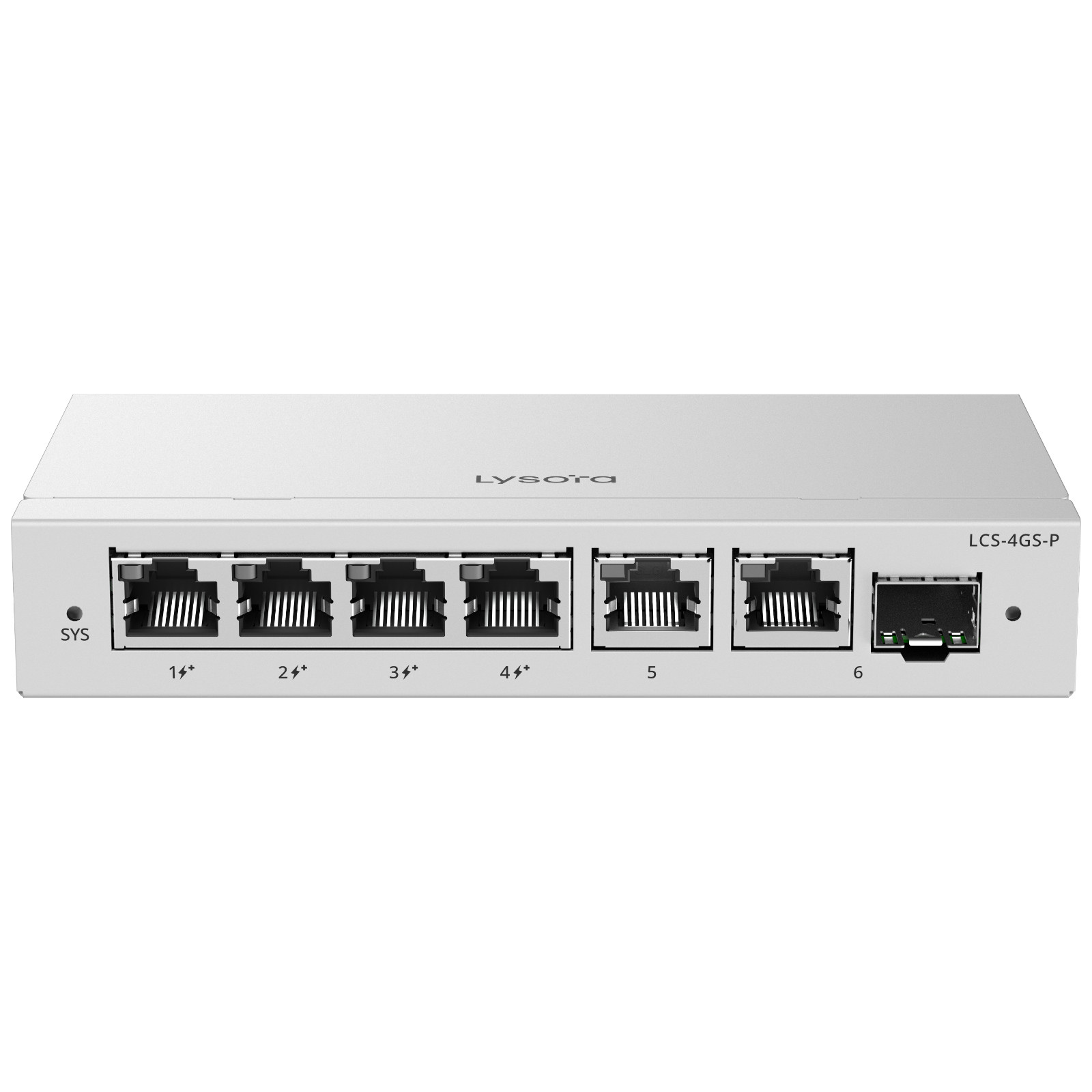 Lysora LCS-4GS-P 4-Port Cloud Managed PoE Switch with 54 W PoE Budget
