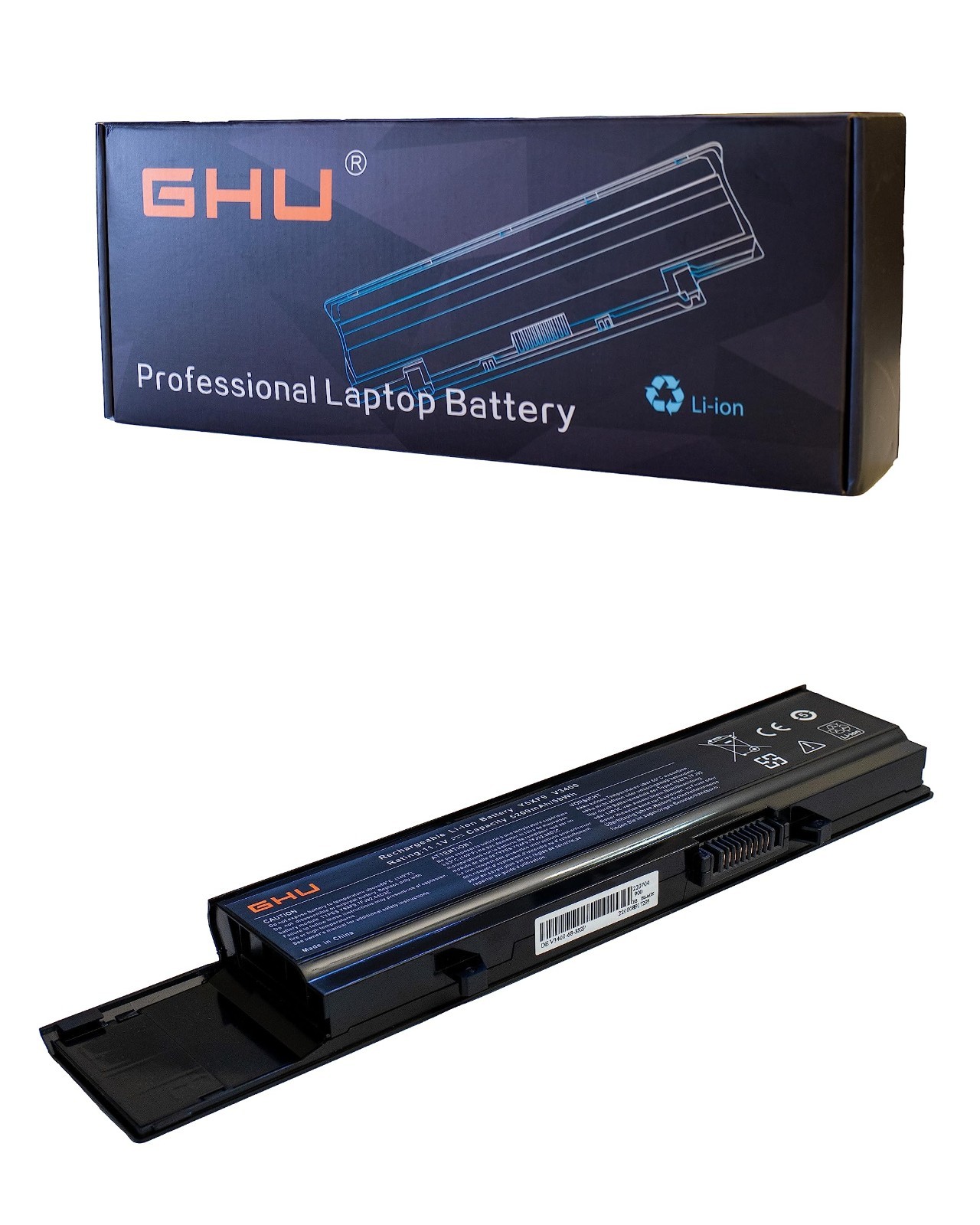 58Wh Laptop Battery Replacement for Dell Vostro 3400 3500 3700, Compatible 7FJ92