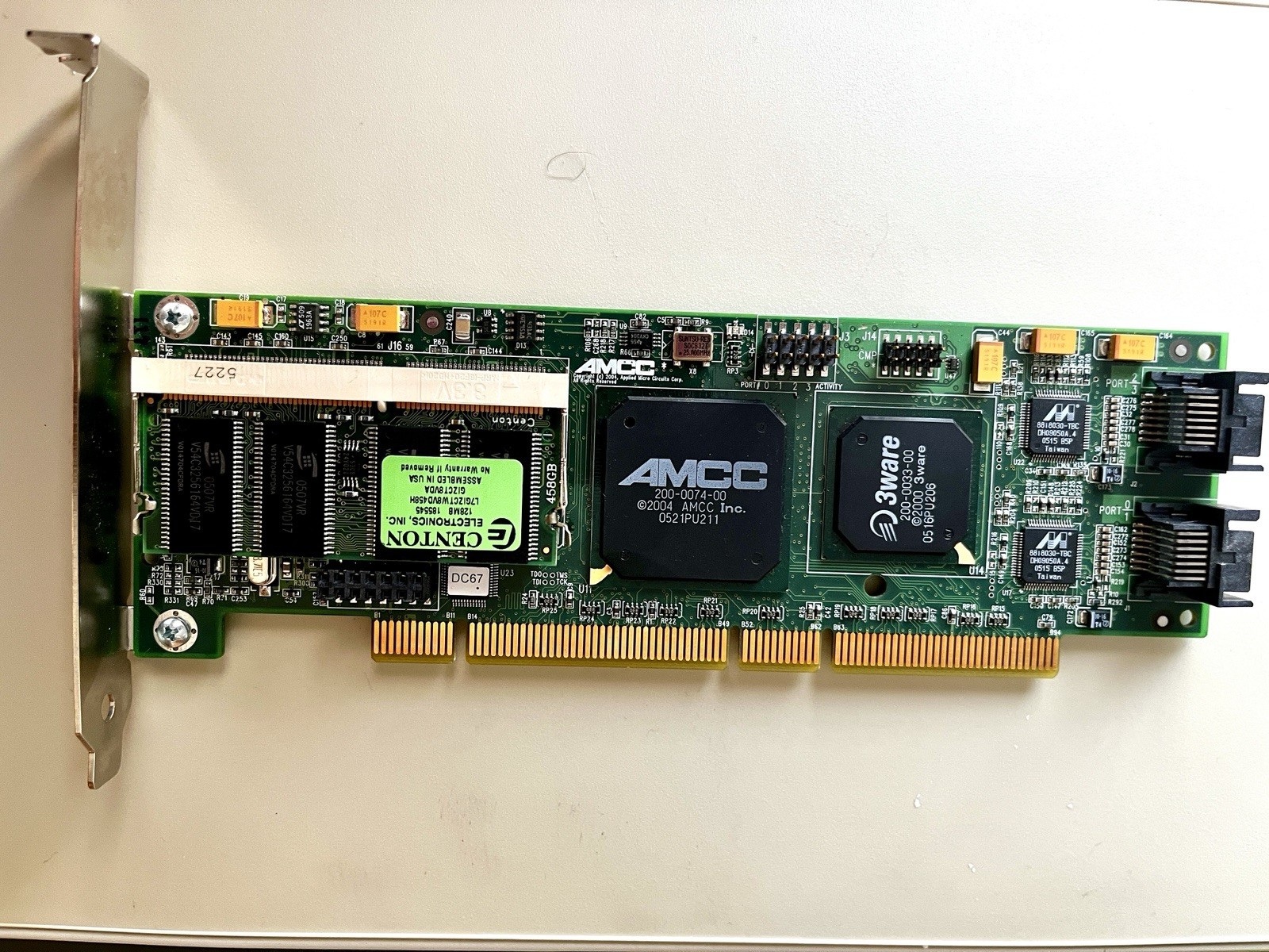 Amcc 9500S-4LP 4 Port Sata Raid Controller 128mb Ram
