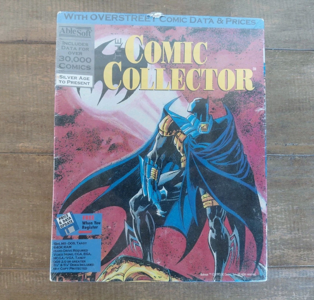 1993 AbleSoft “The Comic Collector” IBM/Tandy MS-DOS 3.5” & 5.25” Discs SEALED