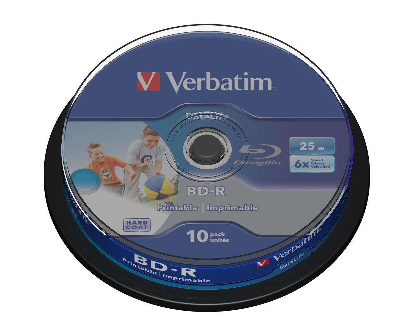 Verbatim 43804 BD-R SL DATALIFE 25GB 6X 10 pk spindle ~E~