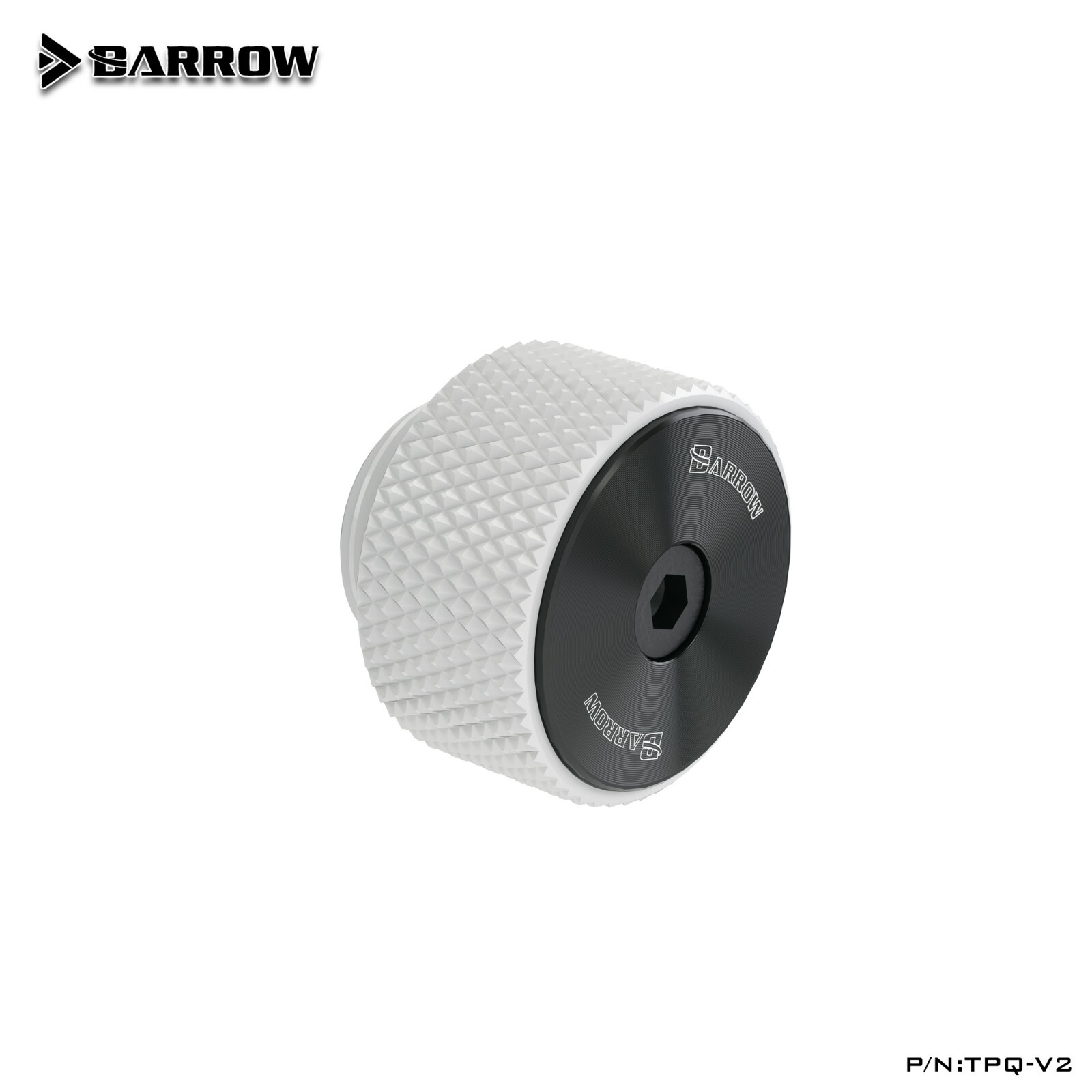 Barrow G1/4" Manual Exhaust Valve Release Air Valve Plug , White Black , TPQ-V2