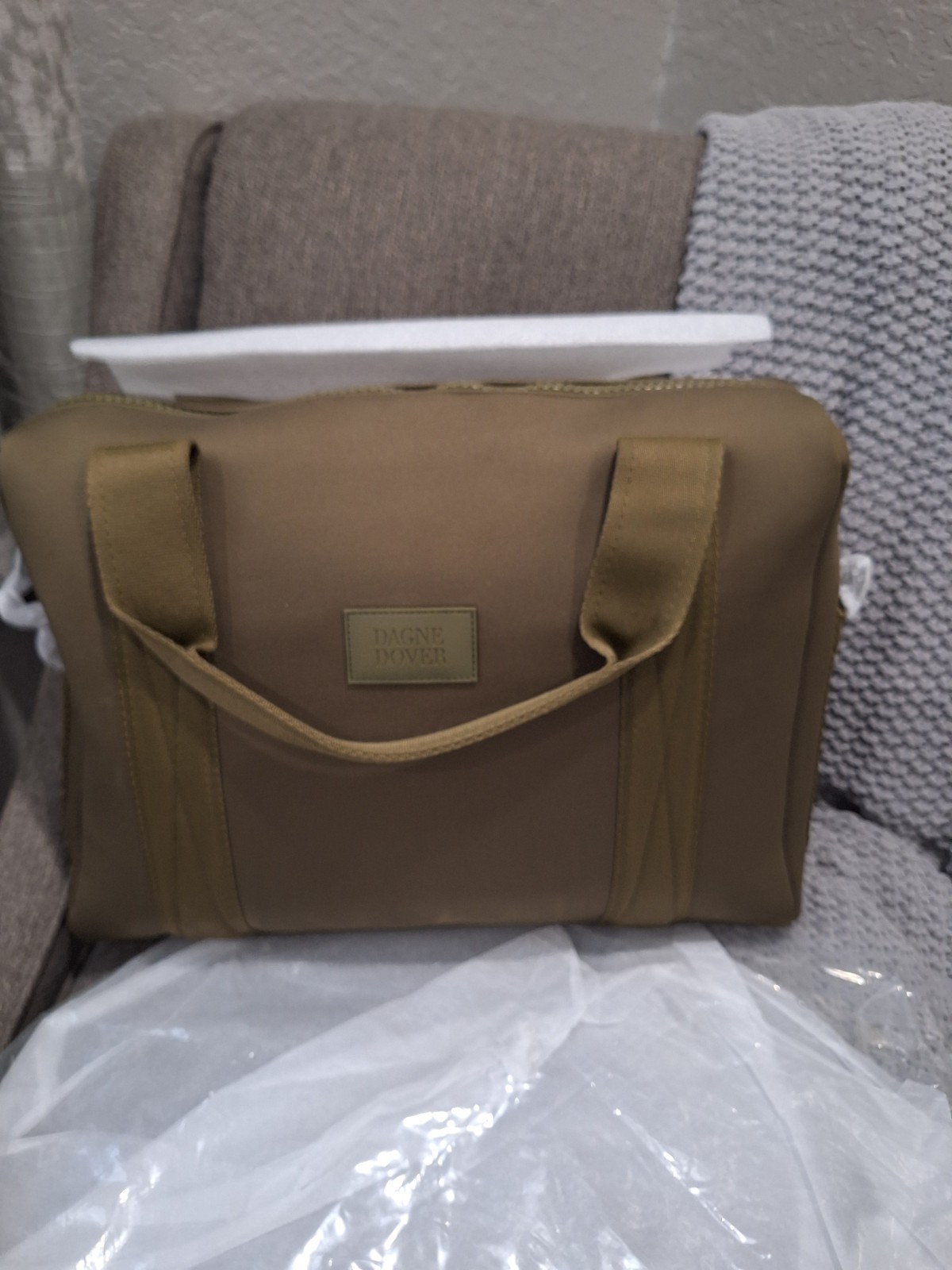 Dagne Dover Weston Laptop Bag Large Dark Moss (Olive) Brand New w/ Tag