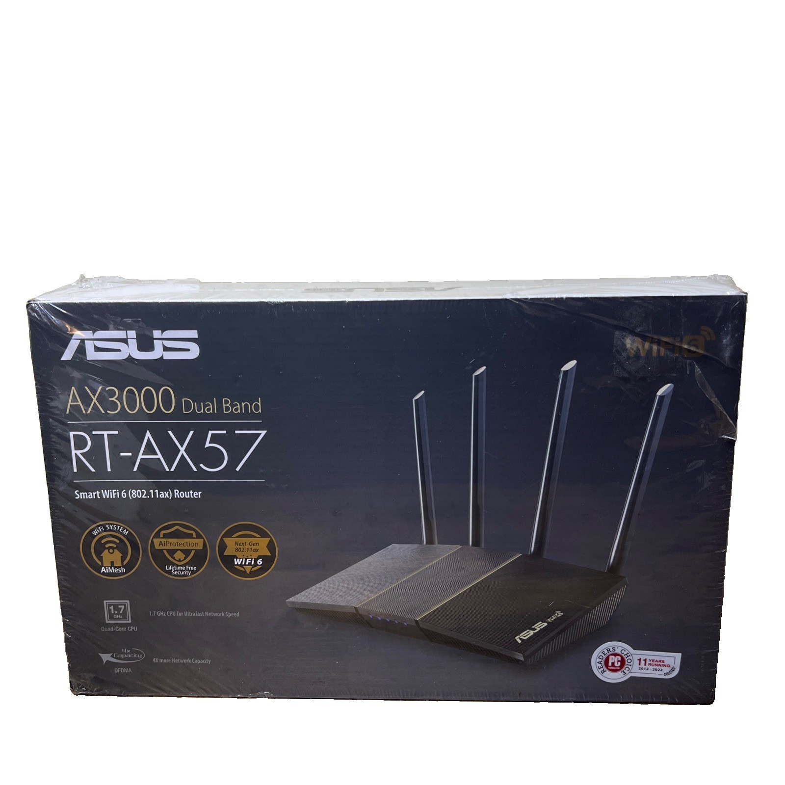 ASUS AX3000 RT-AX57 Dual-Band Wi-Fi 6 Router Brand New Sealed