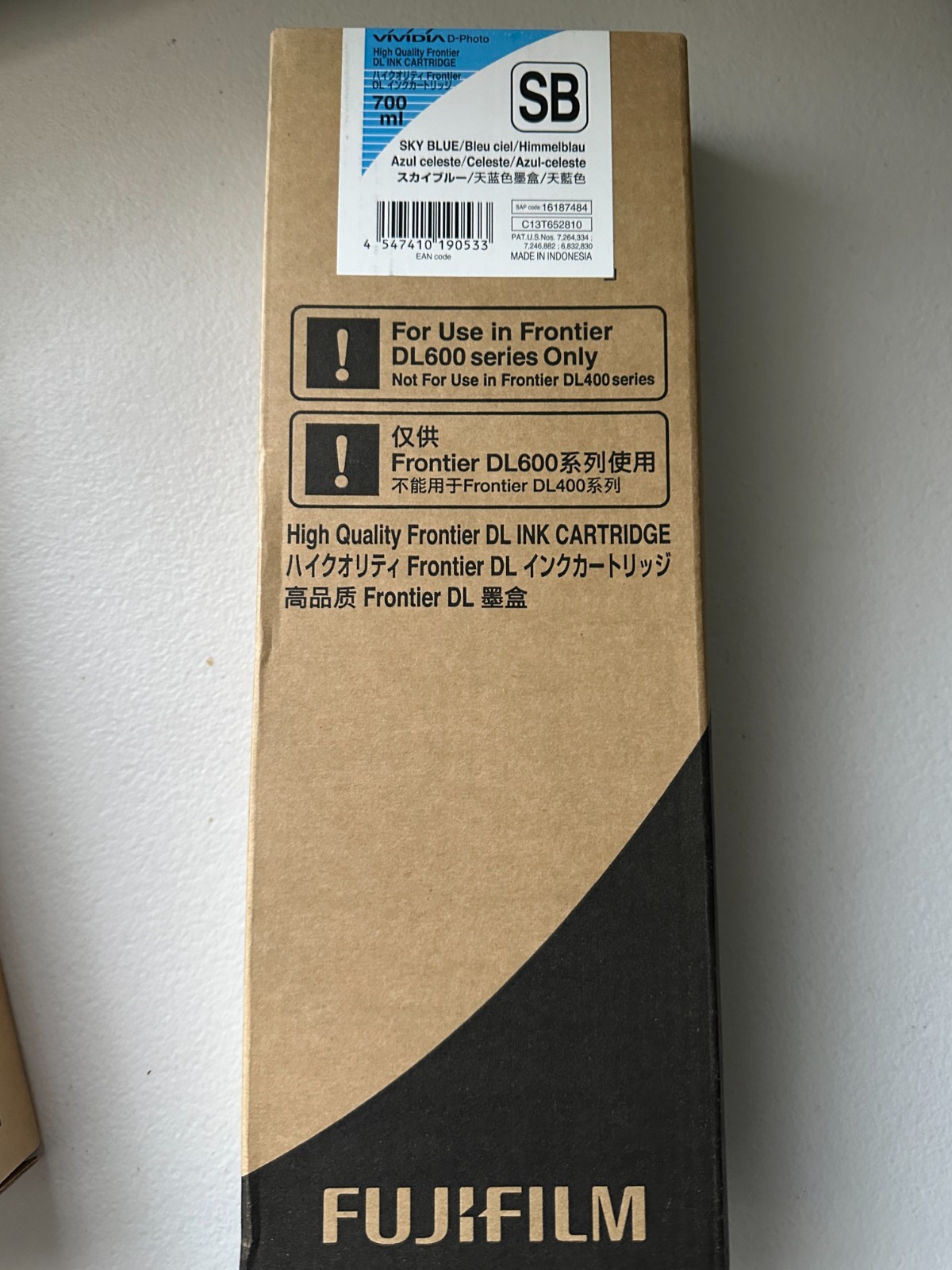FUJIFILM SKY BLUE C13T652810 700ML DL INK CARTRIDGE EXP 2028