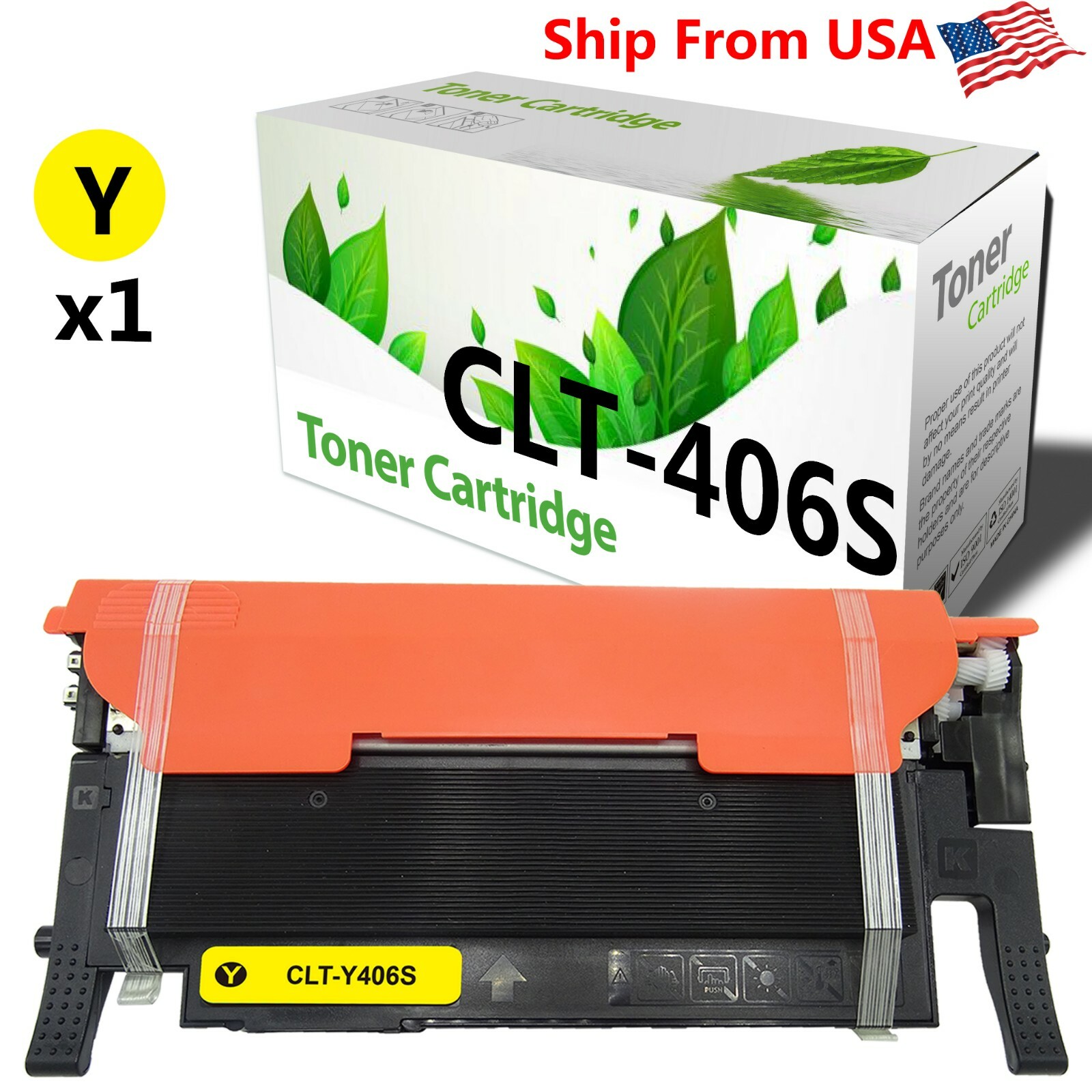 1 PK Compatible Toner Cartridge for Samsung CLT-406S 406S CLX-3304 3305 3305W