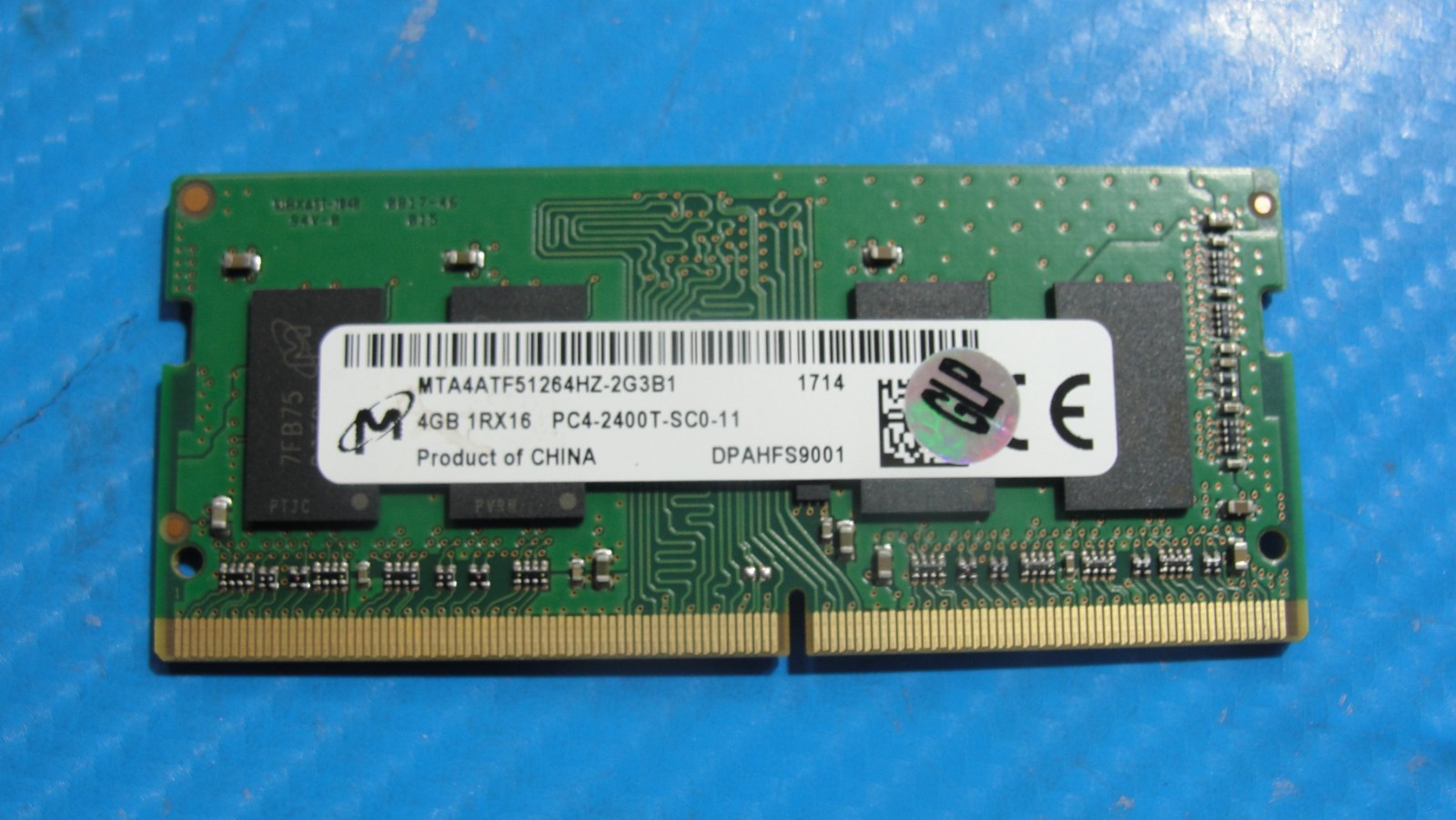 HP 15-cc023cl Micron 4GB 1Rx16 PC4-2400T SODIMM Memory RAM MTA4ATF51264HZ-2G3B1