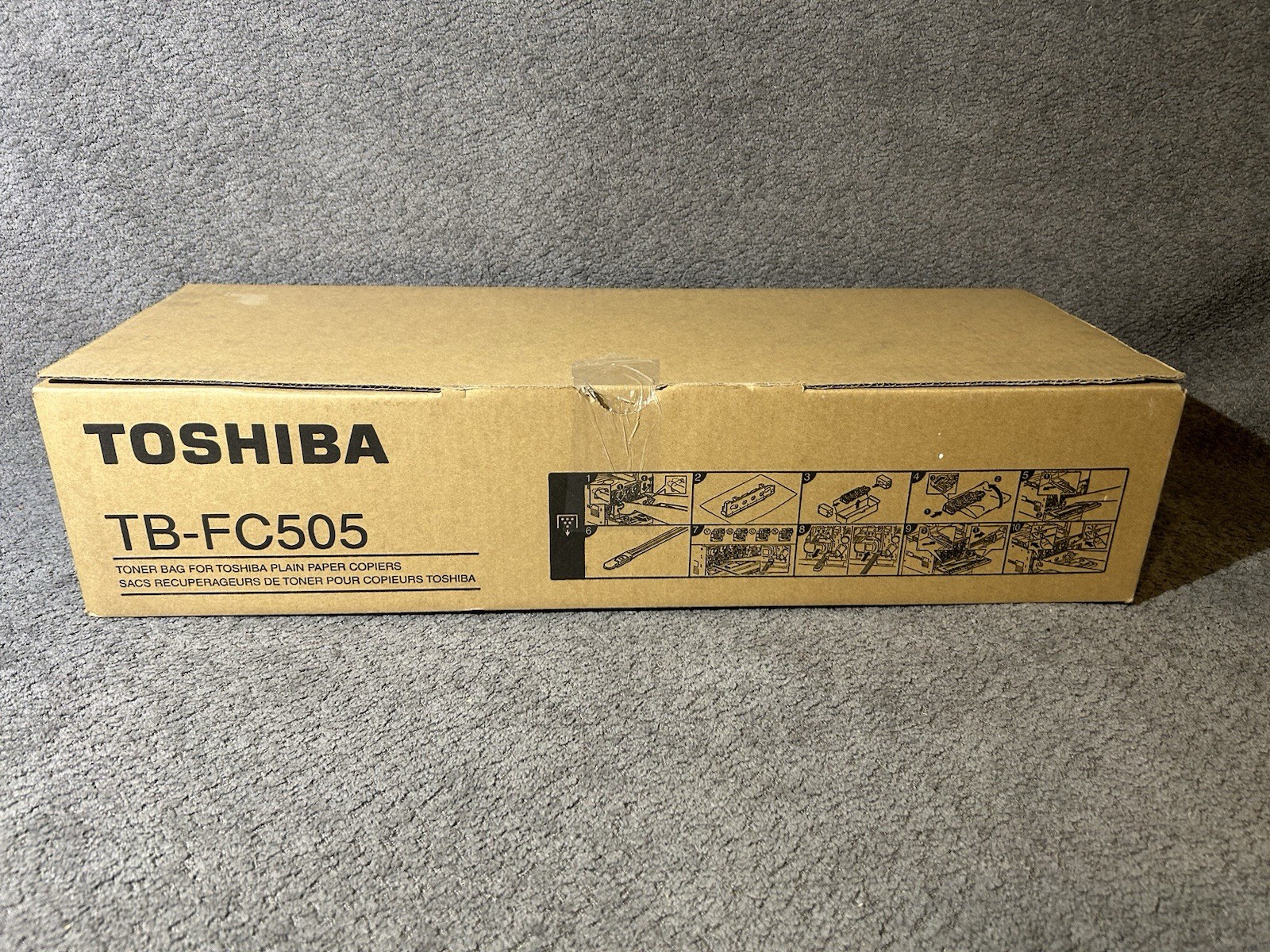 TOSHIBA /TB-FC505 waste container 1pack -compatible TBFC50 waste Toner  box ...