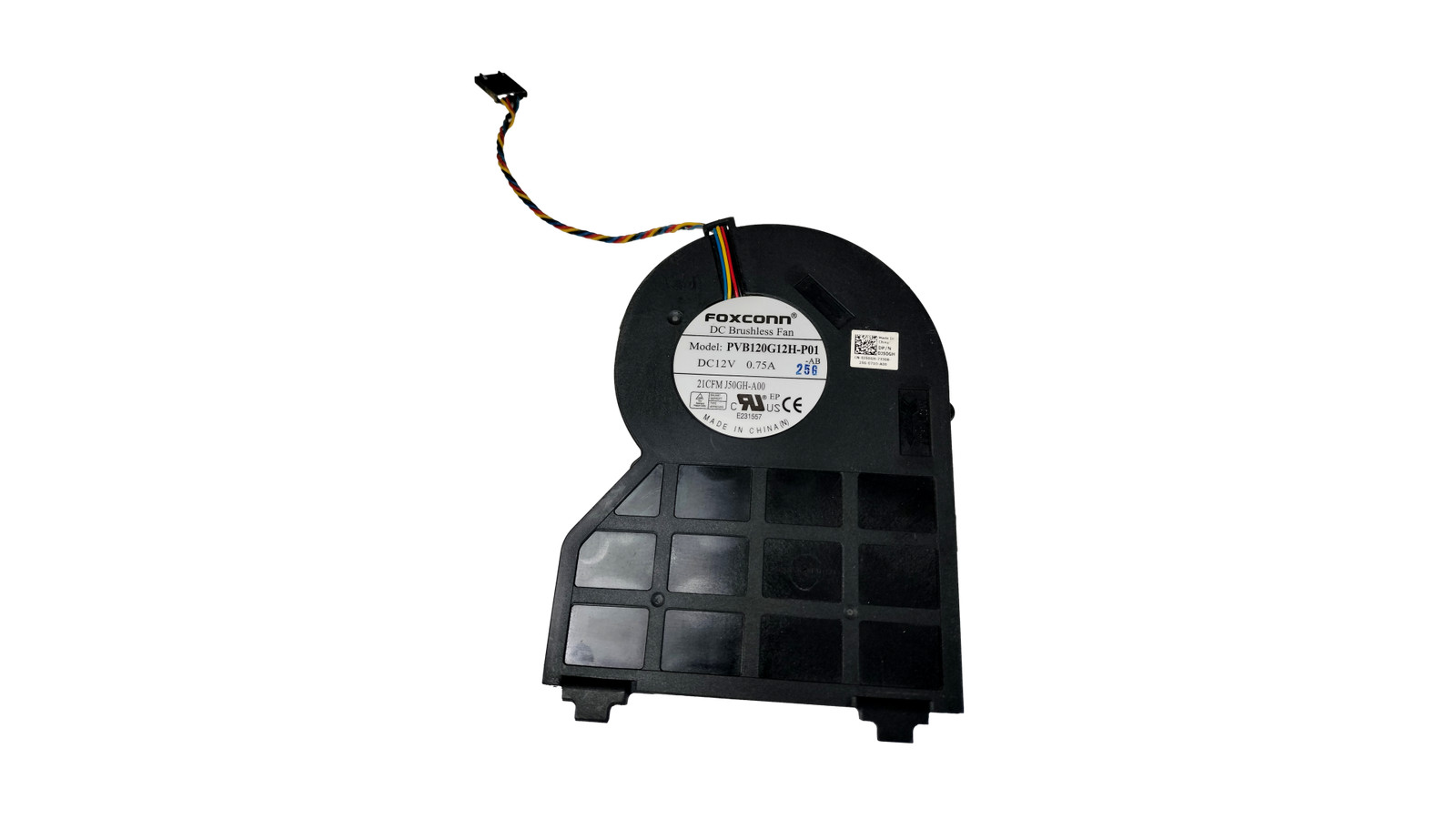Foxconn DC BRUSHLESS PVB120G12H-P01 J50GH 12Vdc .75A COOLING FAN