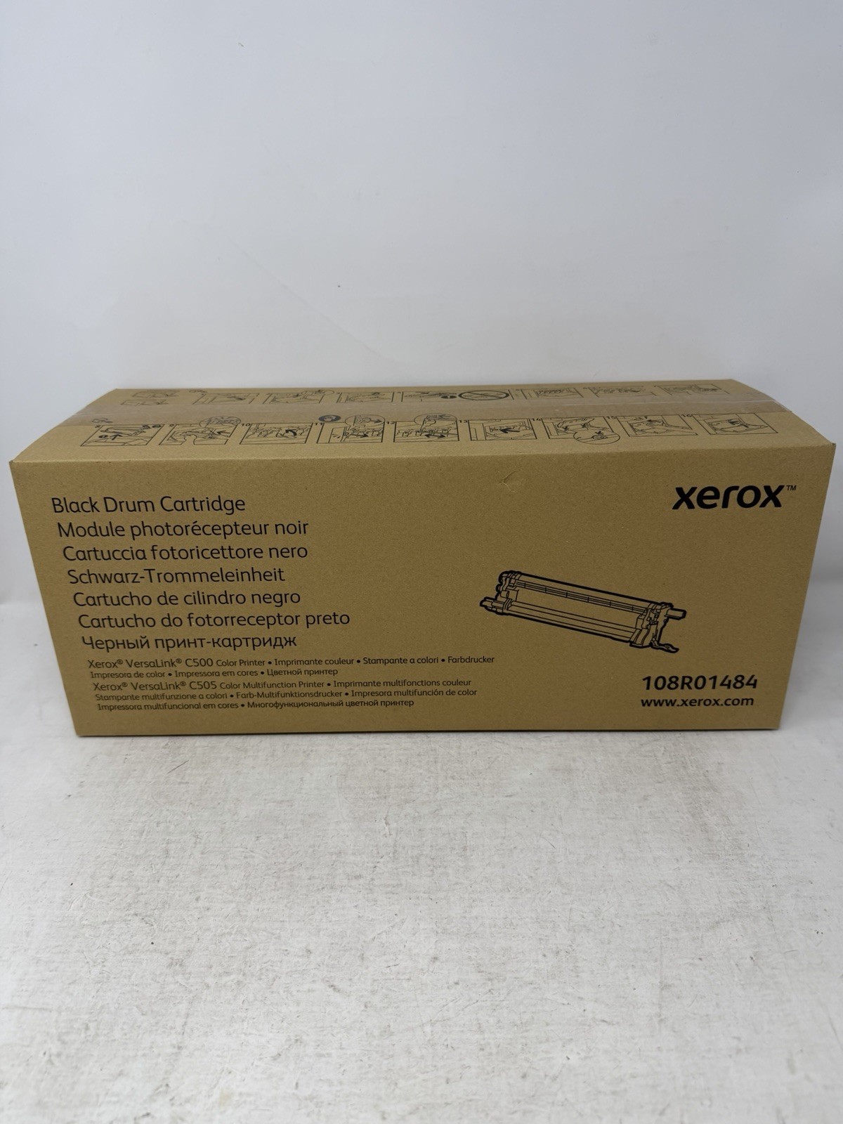 Xerox 108R01484 Black Drum Cartridge, Xerox VersaLink C505