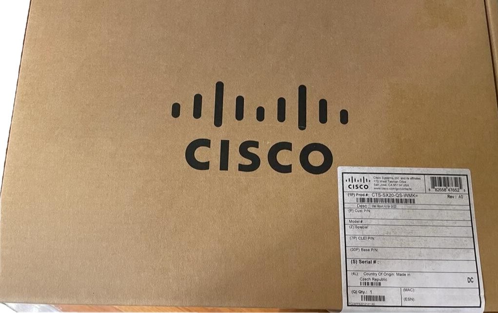 Genuine New Cisco TelePresence Video Wall Mount Kit CTS-SX20-QS-WMK