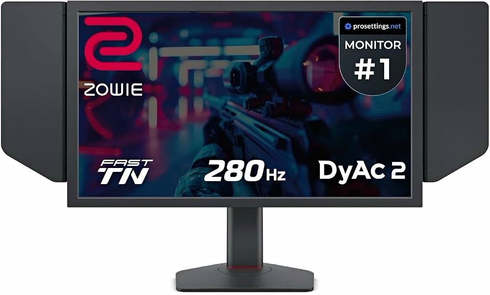 BenQ Zowie XL2540X+ 24.1" TN 280Hz Gaming Monitor 1080p S Switch Shielding Hood