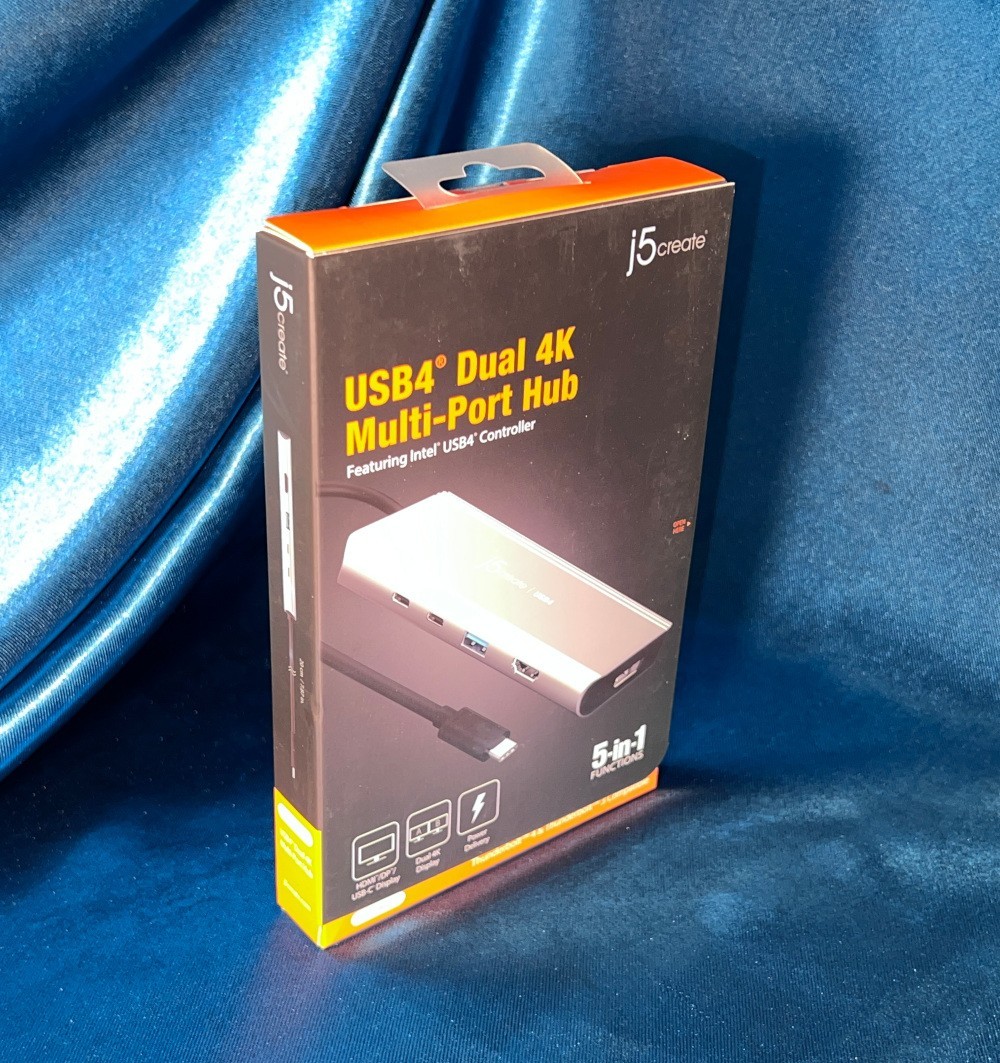 J5Create JCD401 USB4 Dual 4K Multi Port 5-in-1 Hub
