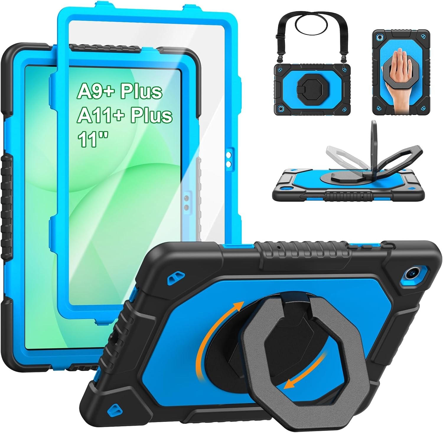Shockproof Hard Duty Case for Samsung Galaxy Tab A11+/A9+ Plus 11 Inch
