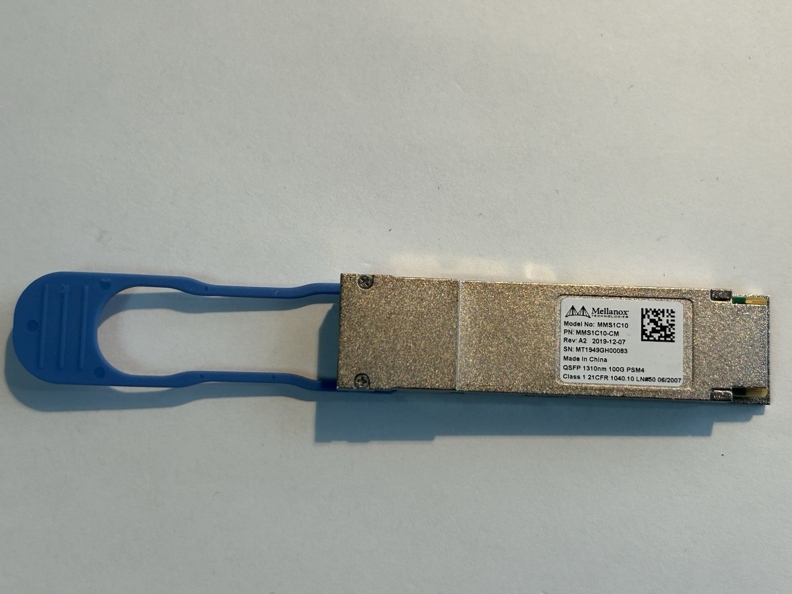 Mellanox MMS1C10-CM M Series QSFP28 1310nm 100G PSM4 500m Transceiver