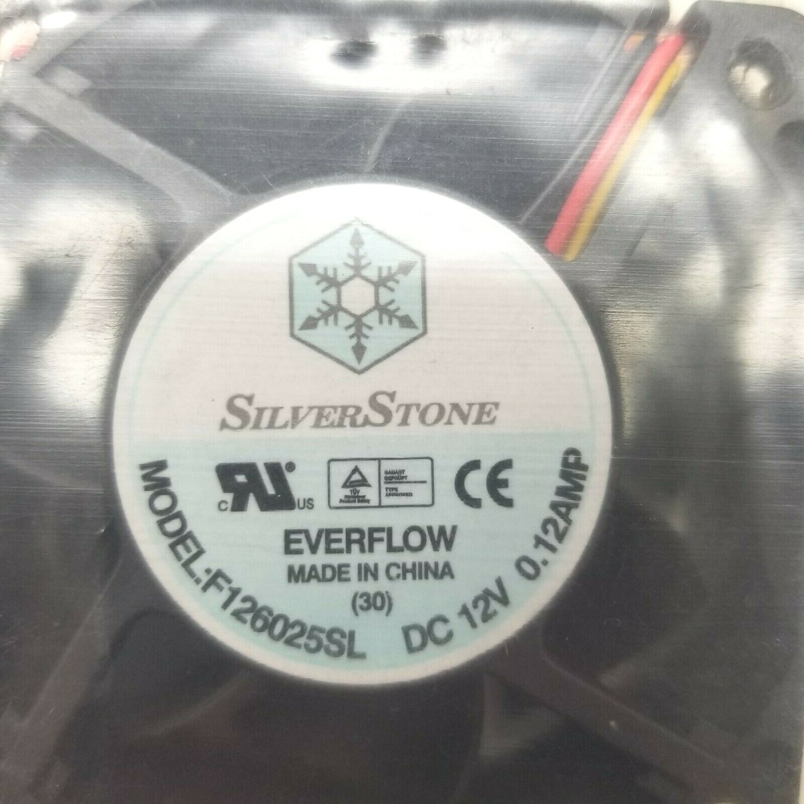 EVERFLOW F126025SL DC 12V 0.12AMP 6025 PWM Main Box CPU Cooling Fan 3-wire 6CM